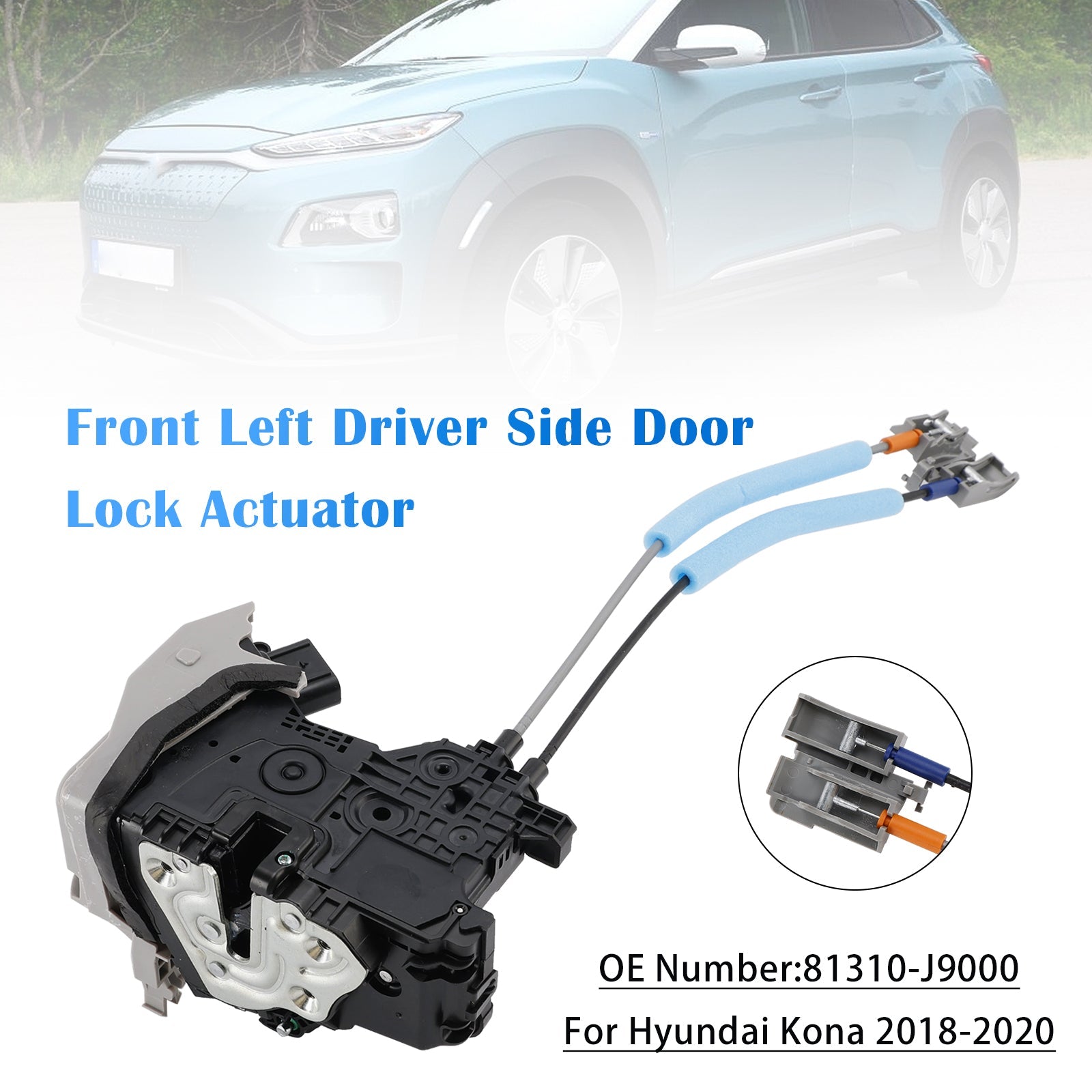 81310-J9000 Front Left Driver Side Door Lock Actuator For Hyundai Kona 2018-2020