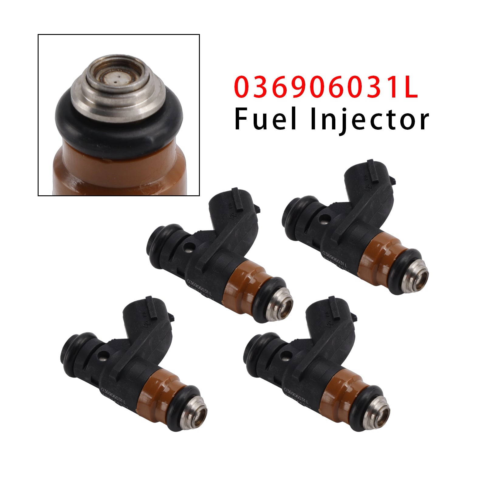 4Pcs Fuel Injector For Seat Cordoba Ibiza Skoda Fabia VW Golf 1.4 1.6 036906031L