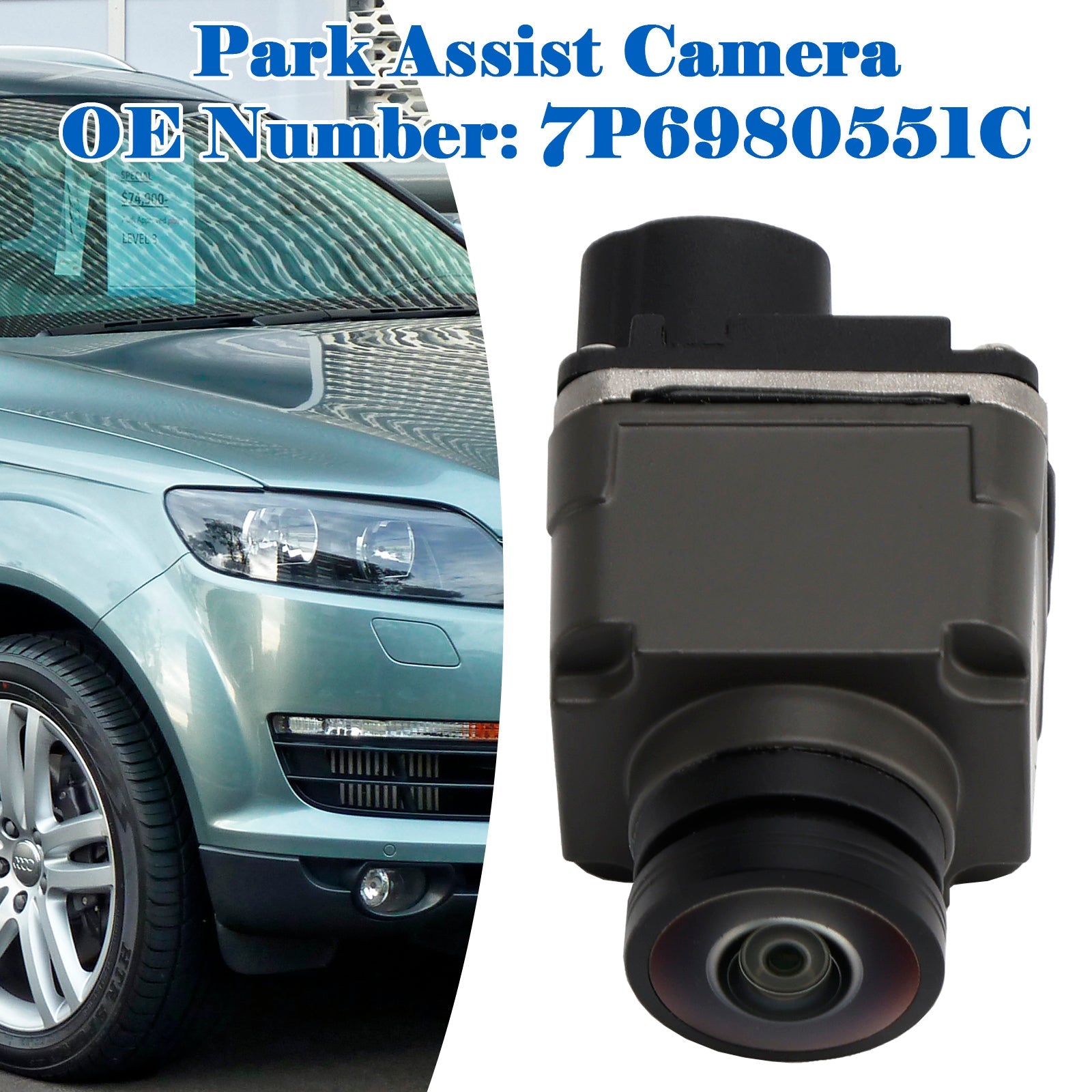 11.2007-08.2015 AUDI Q7 (4LB) 204-500 PS Park Assist Camera 7P6980551C 7P6980551A