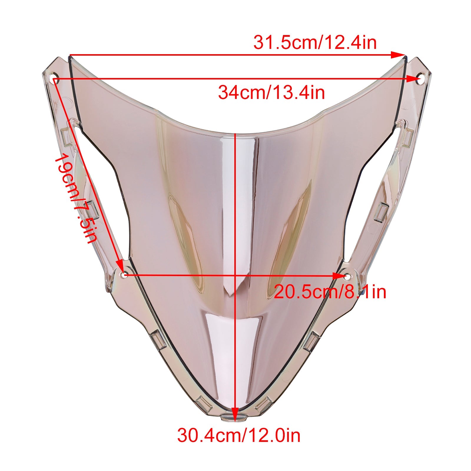 Windshield Windscreen for Kawasaki ZX6R 636 2024-2025