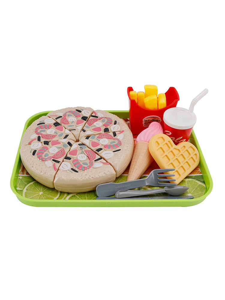 Pizza Ice Cream Play Food Pretend Toys Kitchen Set Children Toy Set For Kid