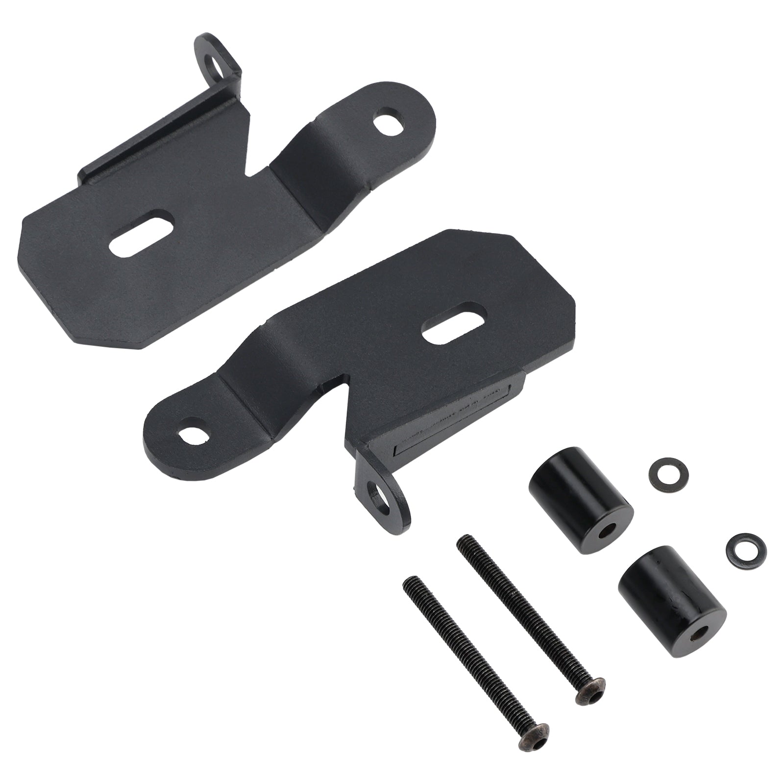 2018-2019Jeep Wrangler JL 7318 A-Pillar Black Light Mount Brackets