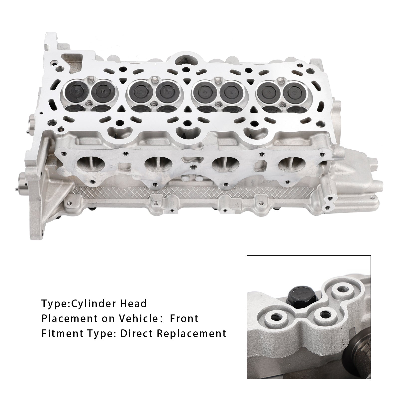 2016-2017 Hyundai Sonata Eco 1.6L L4 - Gas Engine Cylinder Head Assembly G4FD 221002B725
