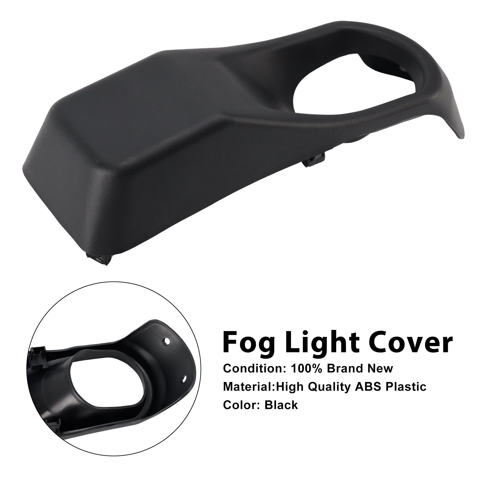 2018-2025 Jeep Wrangler JL Gladiator Right Fog Light Bezel Trim 68295558AA