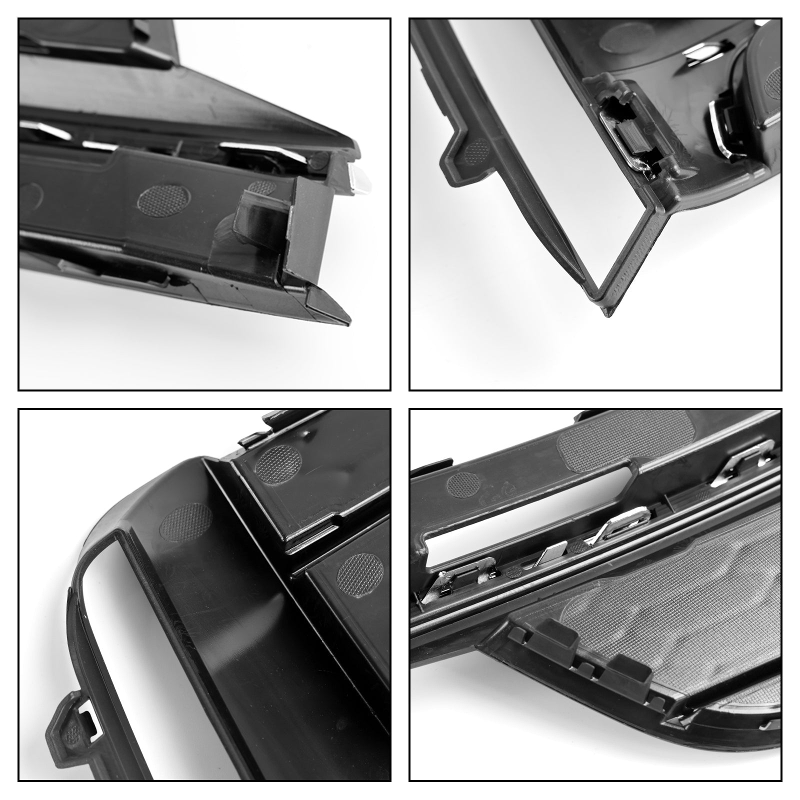 Audi A5 S-Line S5 2018-2019 2PCS Front Bumper Fog Light Grille Cover Trim