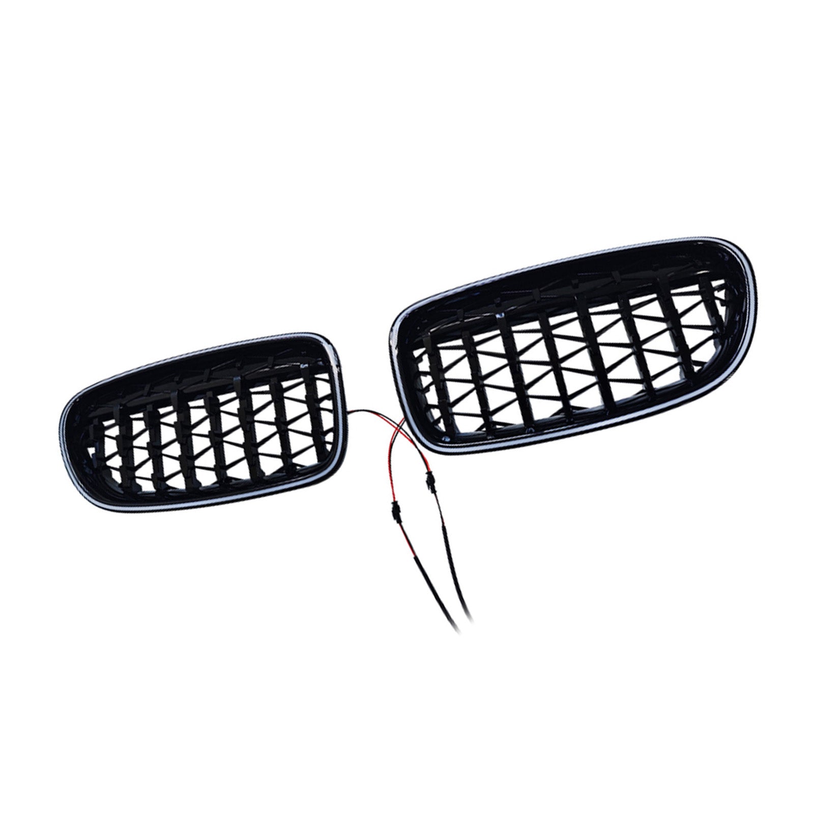 01.2009-10.2016 For BMW 5-Series F10 Sedan Gloss Black Kidney Bumper Grill Grille 51137203649 51137203650