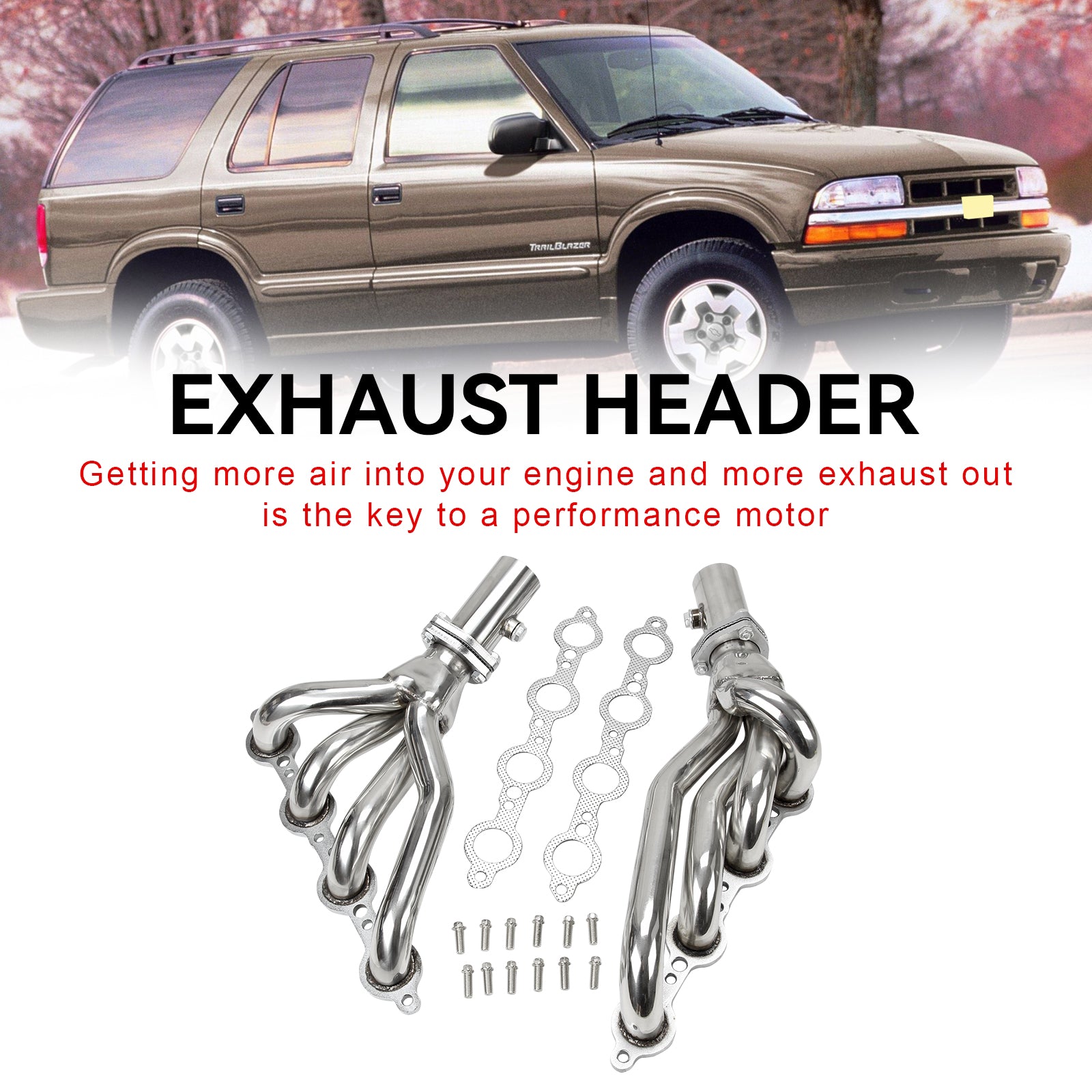 매니 폴드 헤더 피트 시보레 S10 블레이저 LS1 소노마 스왑 엔진 1982-2004