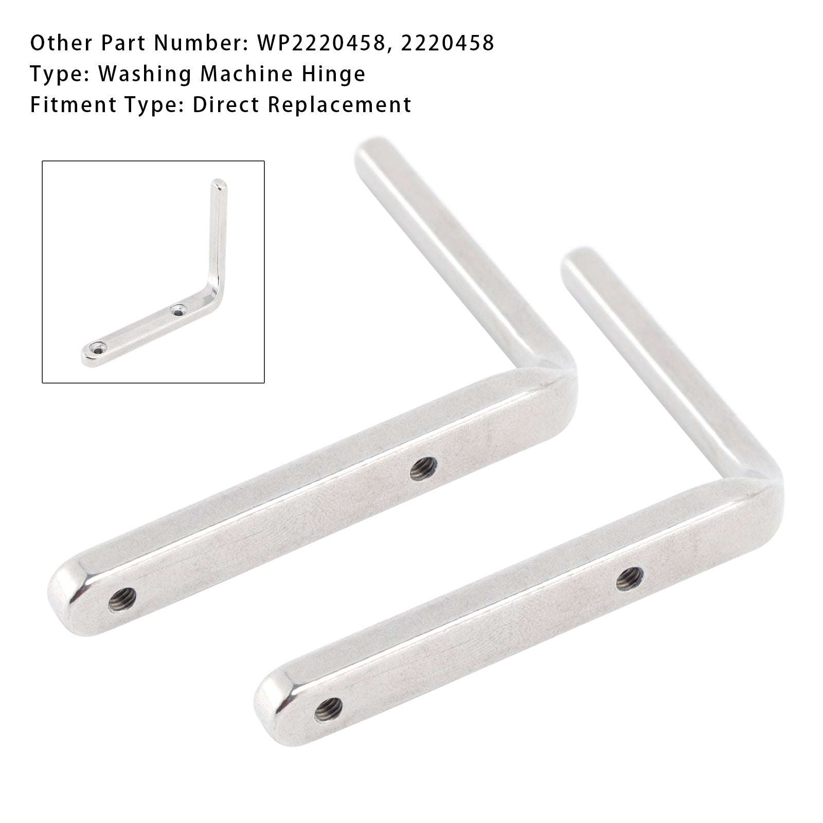 8572974 Hinge For Washing Machine 2PCS