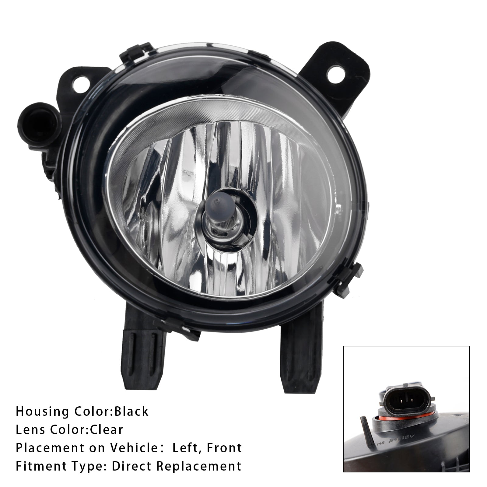 1 Pcs Front Left Fog Light With Bulbs For BMW F20 F21 F30 F31 F80 2011-2019