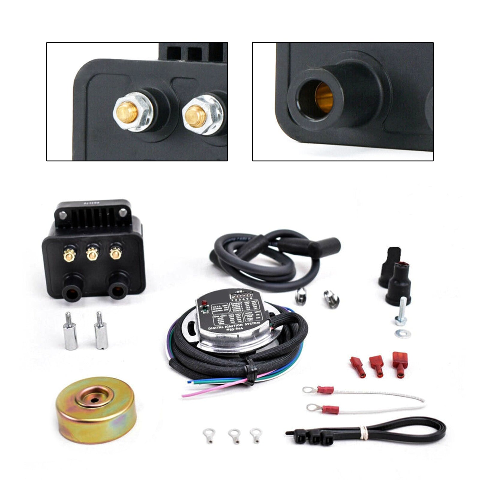Double Fire Electronic Ignition Kit fit for Big Twin Models 1970-1999