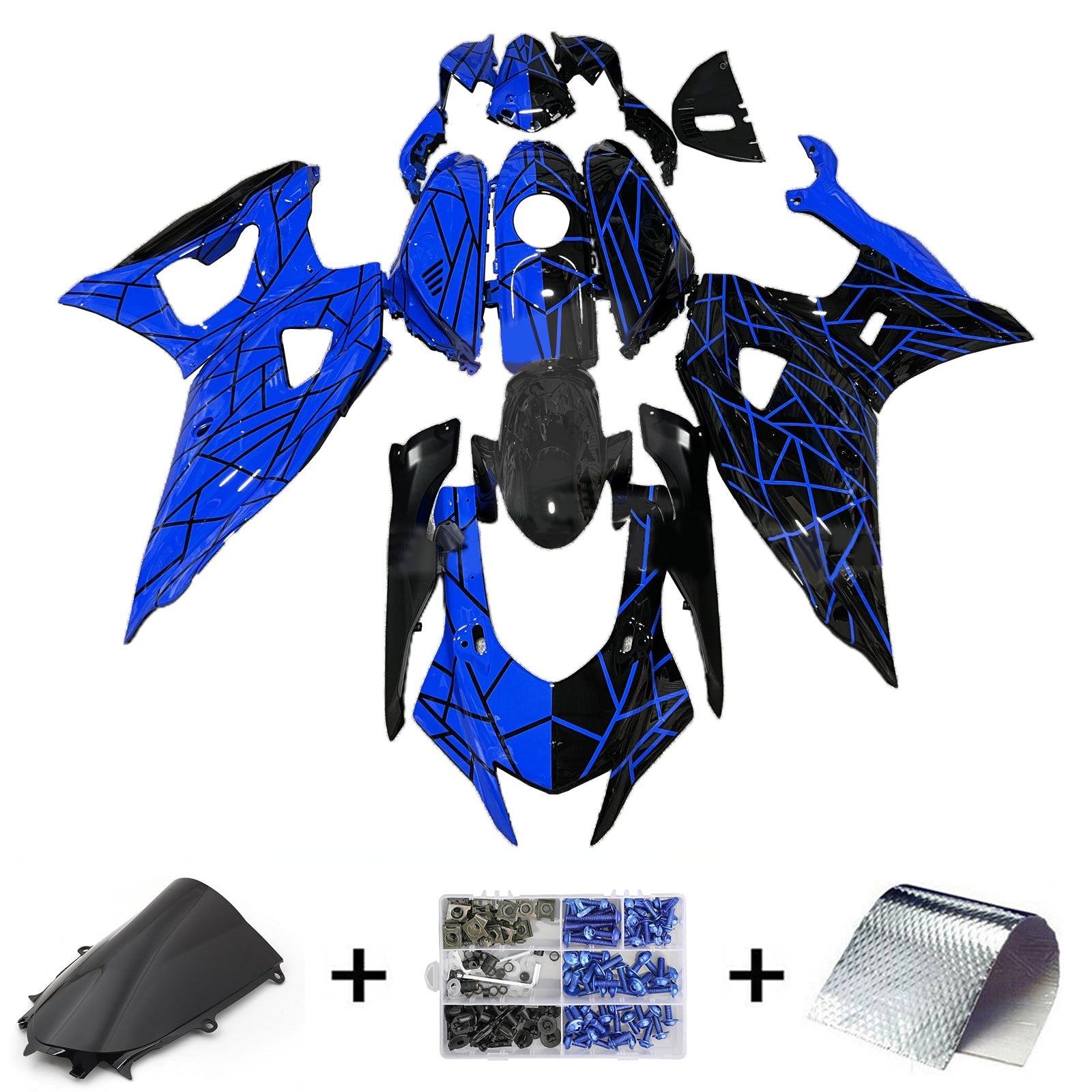 Yamaha YZF-R7 2021-2025 Fairing Kit Bodywork Plastic ABS