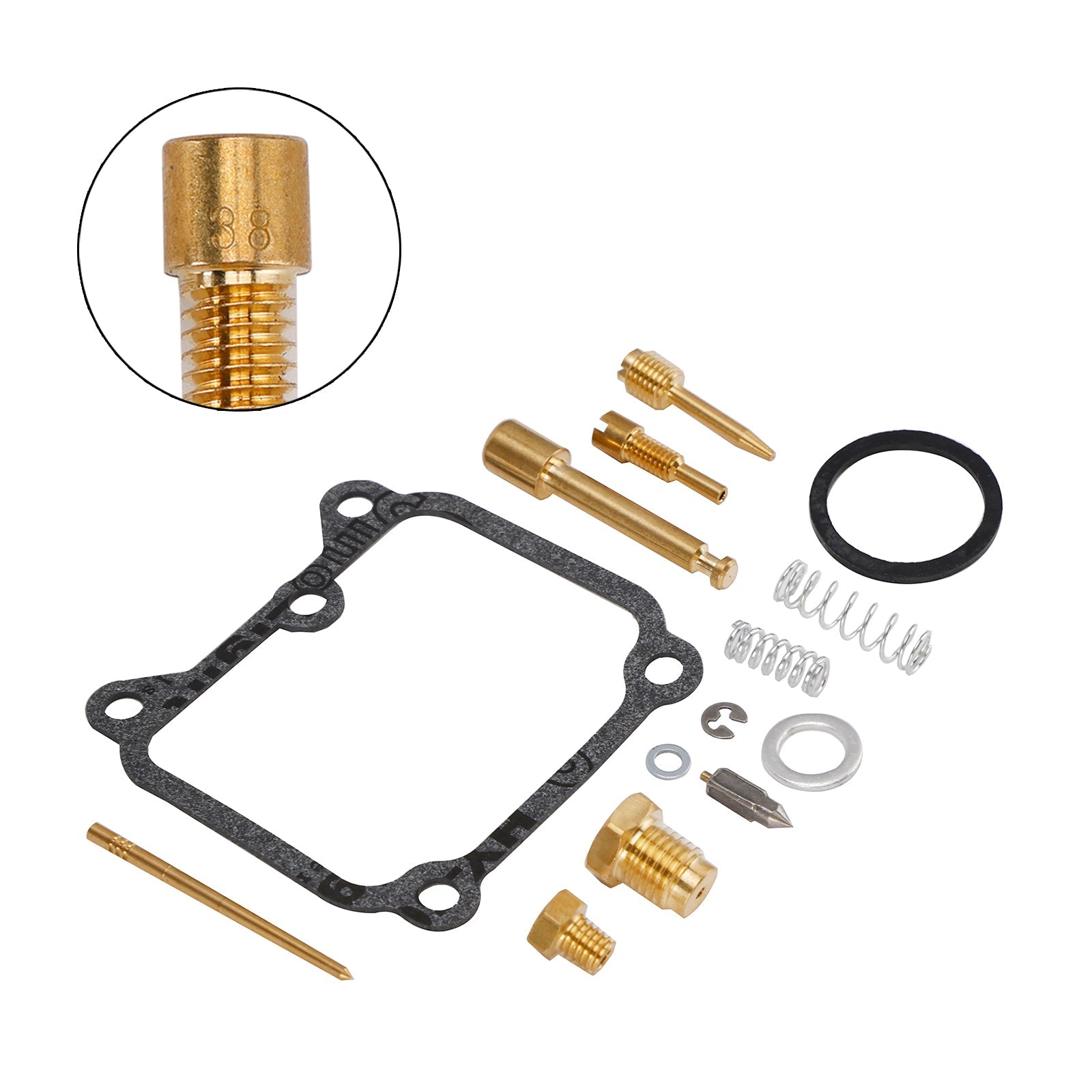 Carburetor Rebuild Repair Kit fit for Yamaha GT80 1974-1980 GTMX 1974 1976-1979