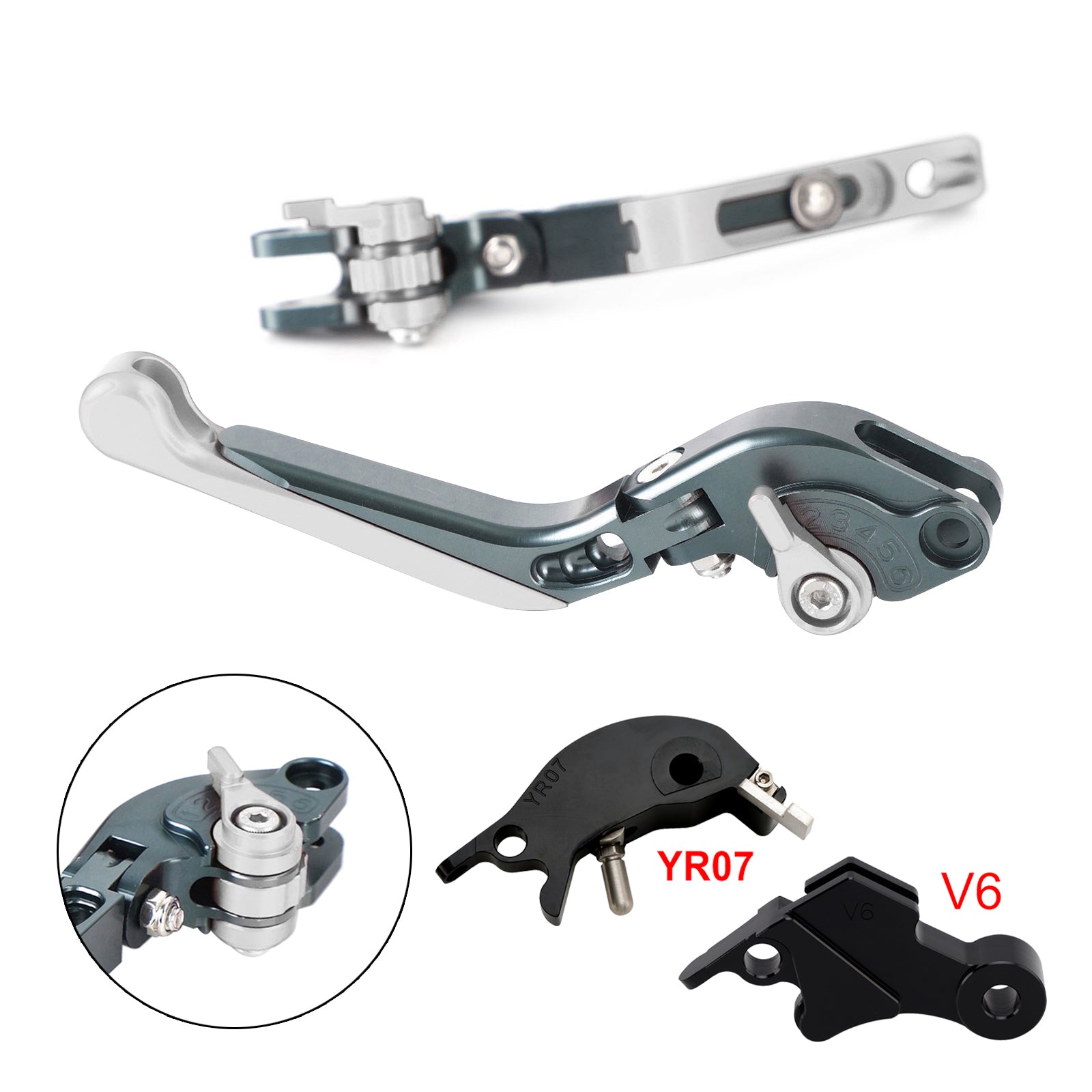 Adjustable Clutch Brake Lever fit for YAMAHA XSR900 XSR900GP MT-09 2024-2025