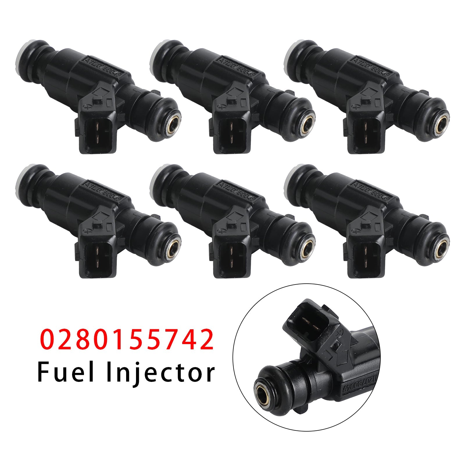 1120780049 For Mercedes E320 ML320 C280 CLK320 2.8 3.2 V6 6PCS Fuel Injector