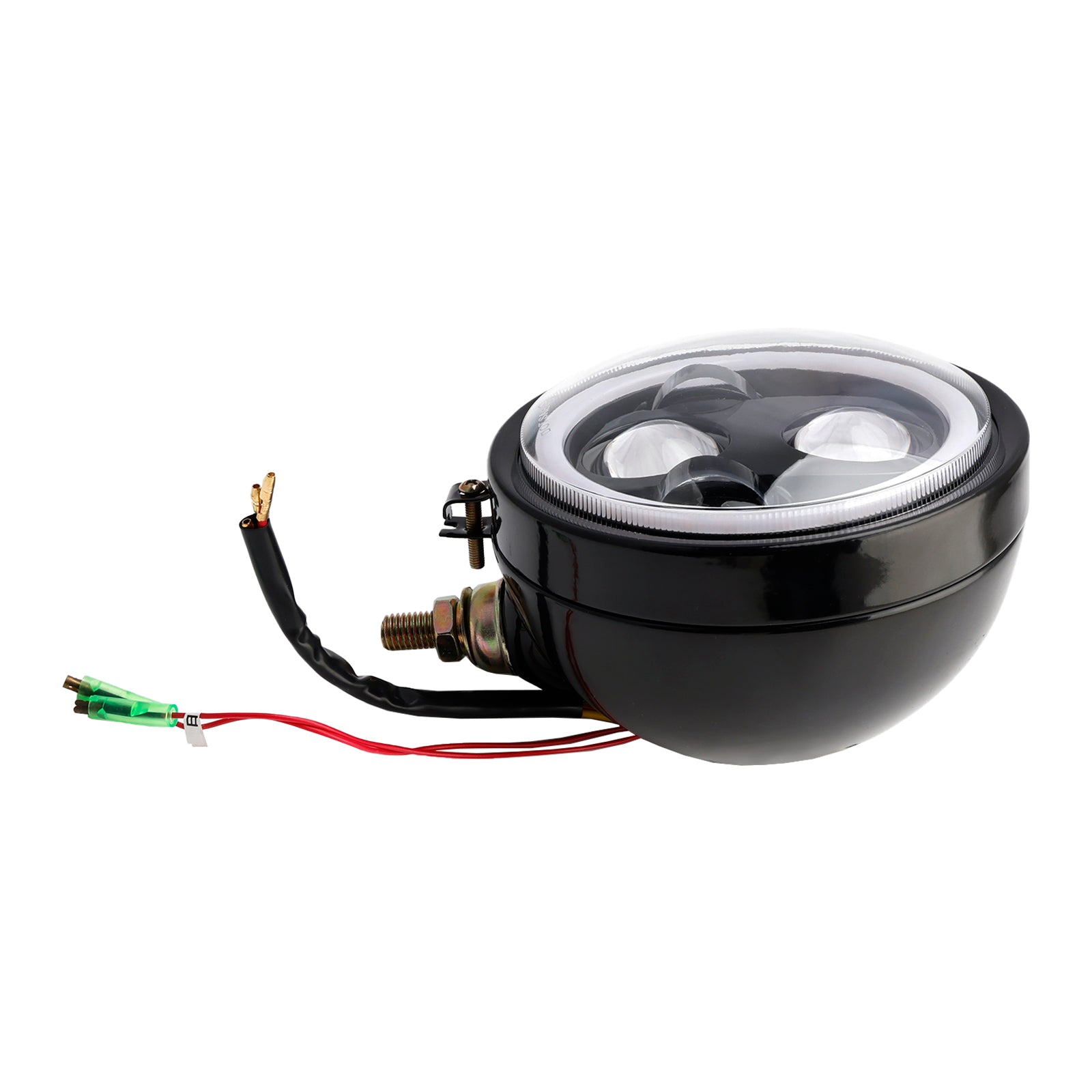 5.75" Headlight Lamp Spotlight Universal 4-Bulbs Fits For Motorcycle