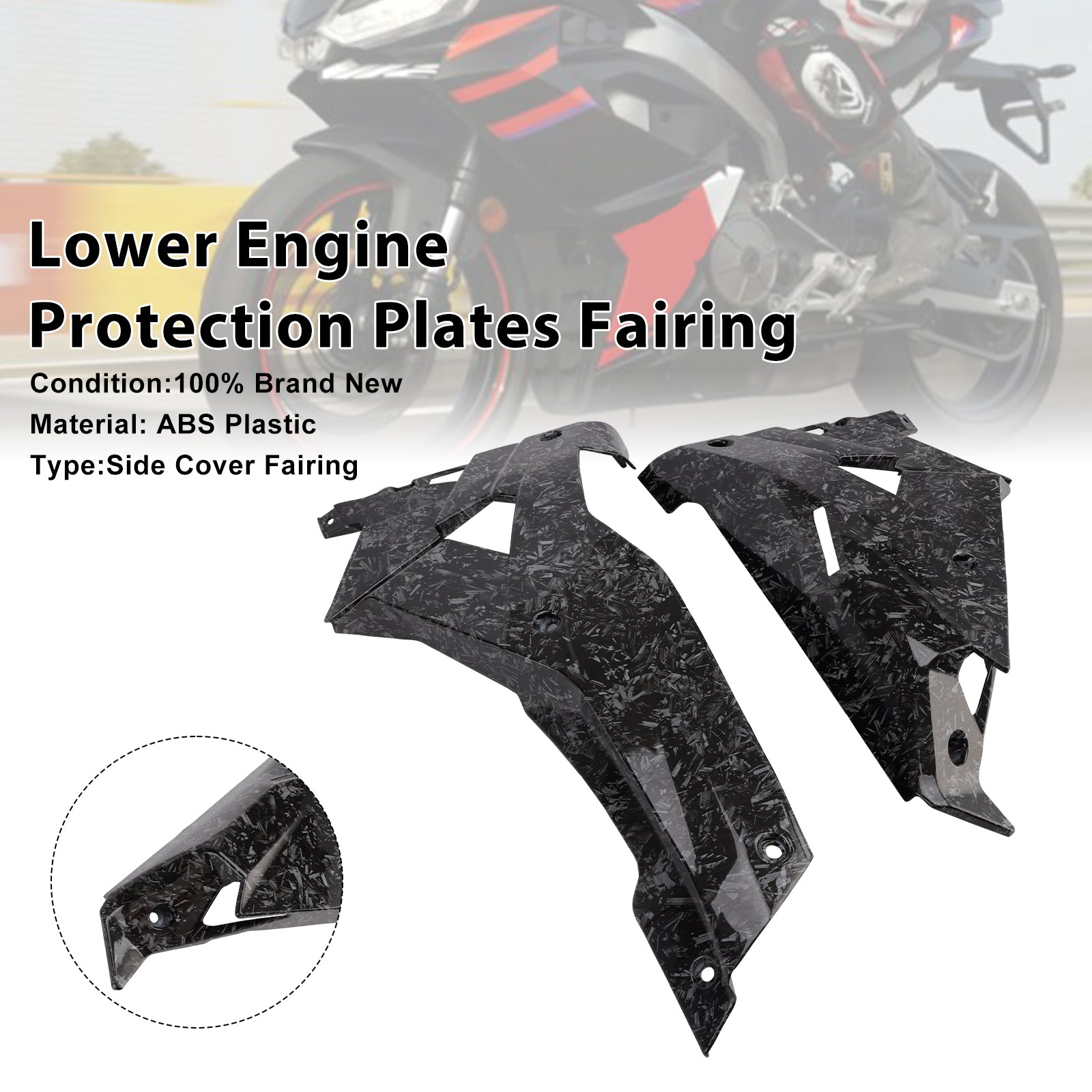 2024-2025 Aprilia RS457 RS 457 Engine Lower Belly Pan Panels Guard Fairing