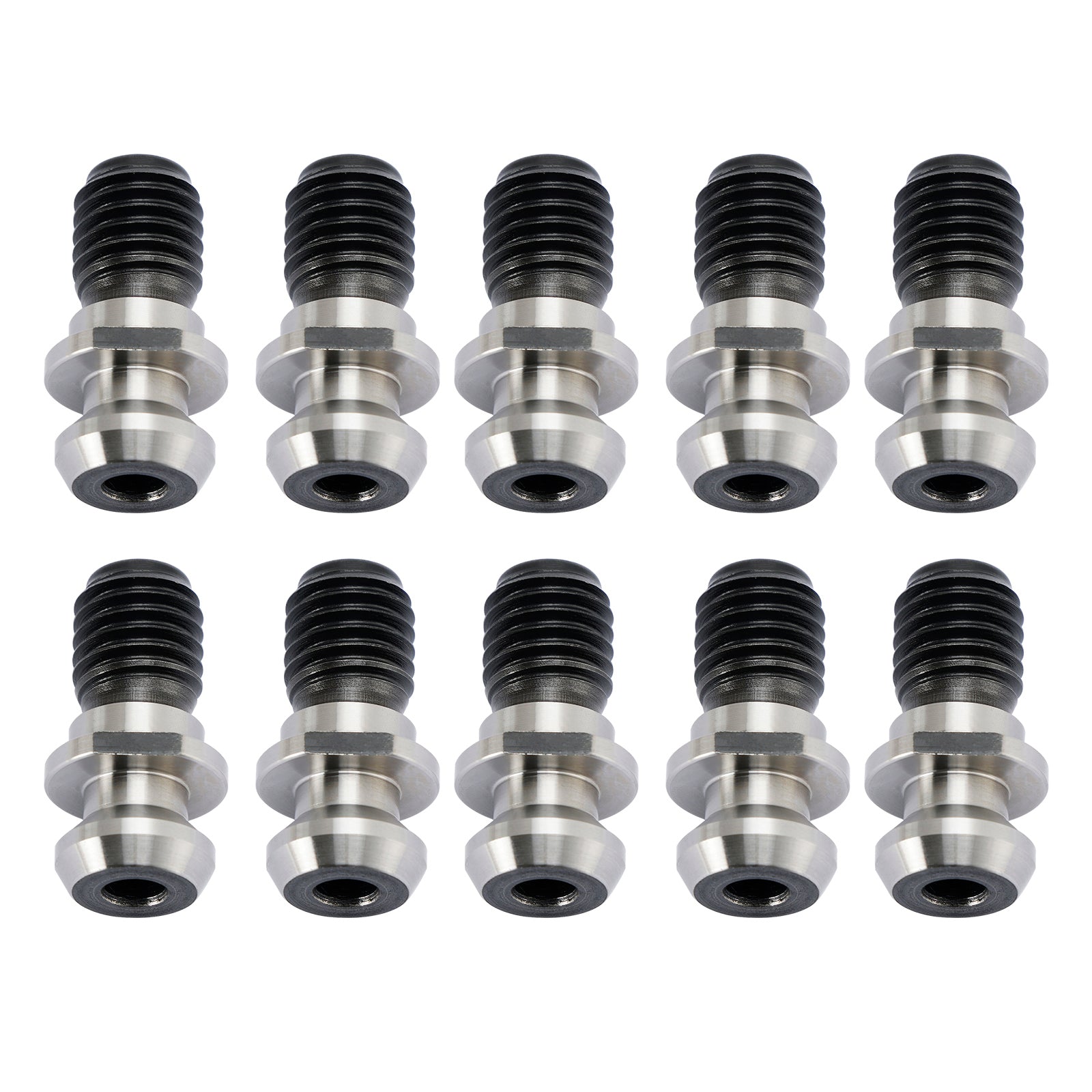 10Pcs CAT40 45~ 0.740" Coolant Pull Stud Retention Knob For Mazak Fadal Silver