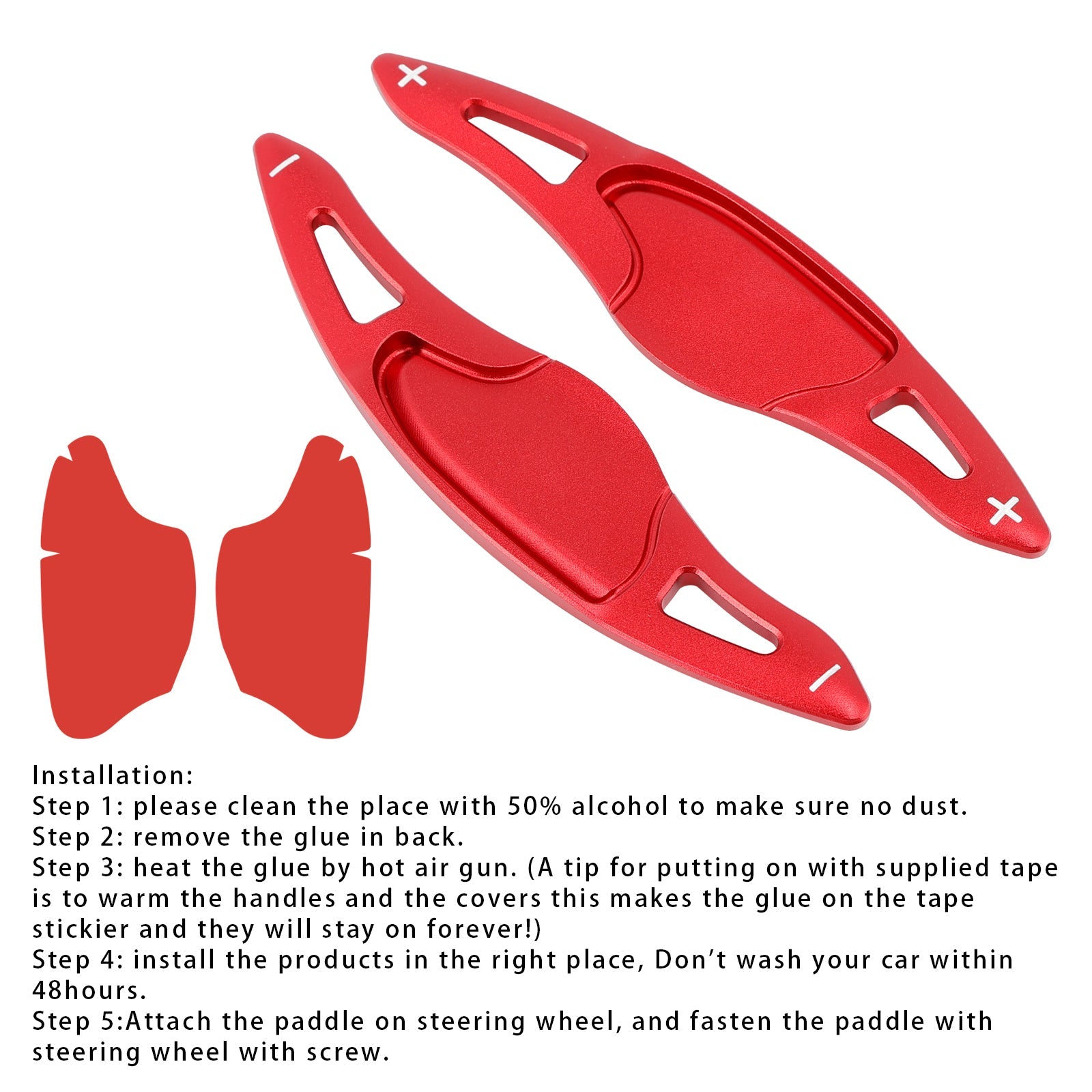 Steering Wheel Paddle Shifter Extension For Honda FIT VEZEL HRV Aluminium