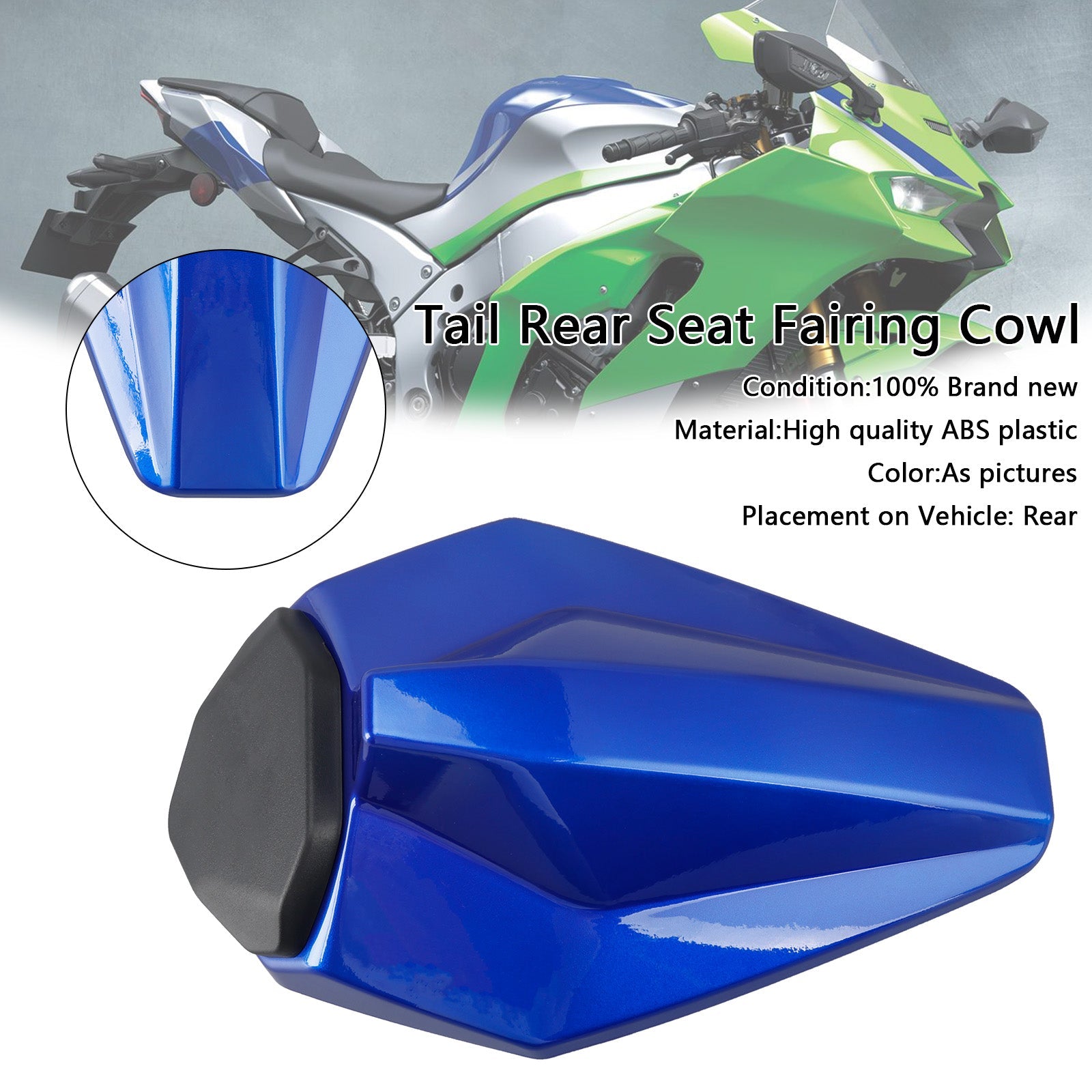 2016-2025 Kawasaki ZX10R ZX-10R Racing Tail Rear Seat Fairing Cowl
