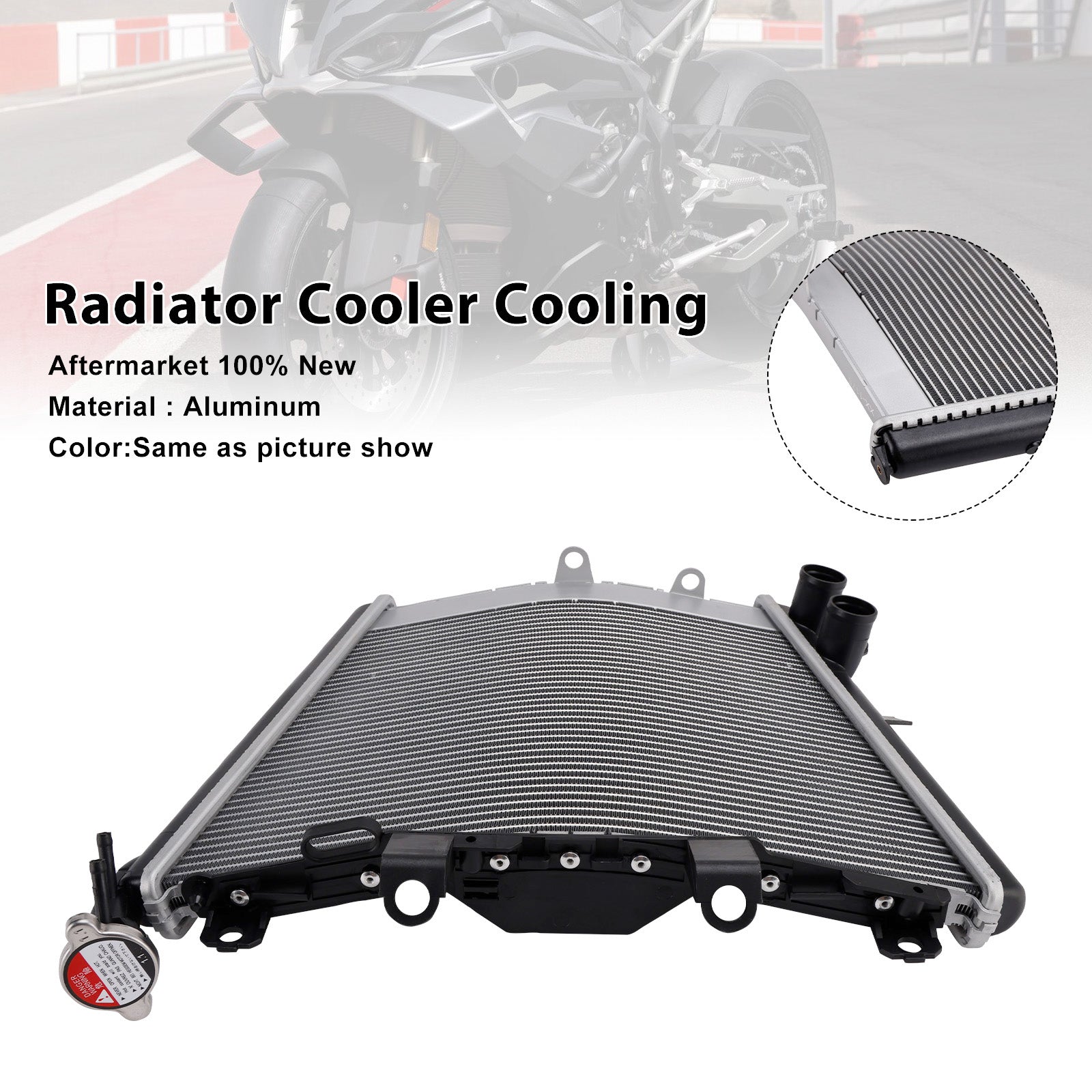 2021-2025 BMW S1000R Radiator Cooling Engine Cooler