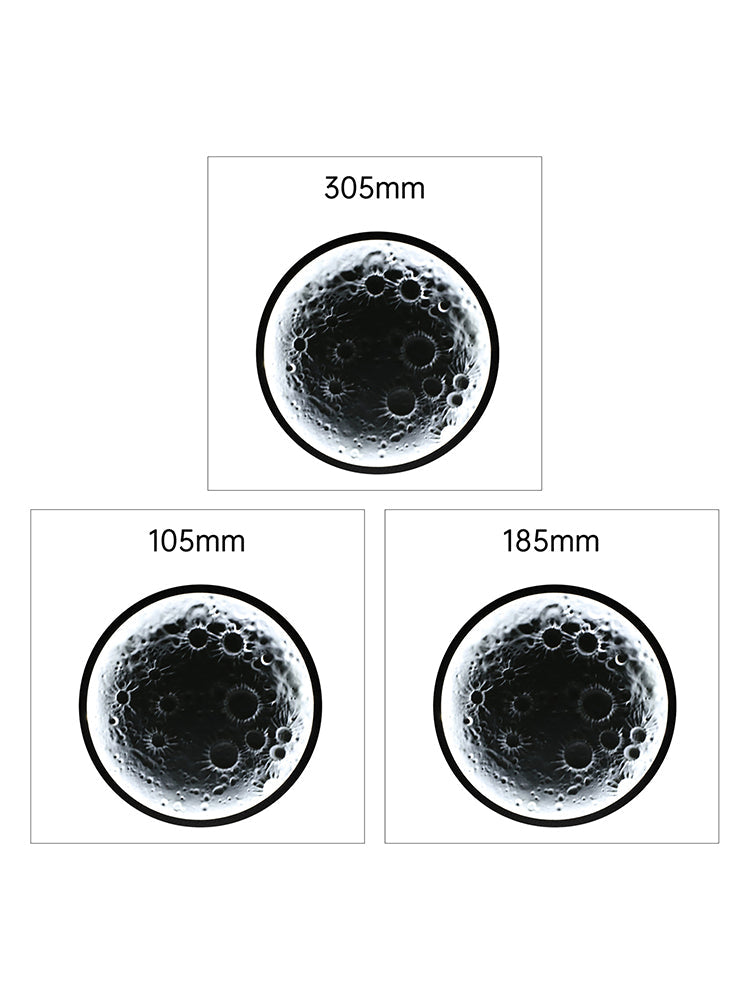 Car Rear Window Lamp Side Lamp Embossed Moon Decorative Lamp