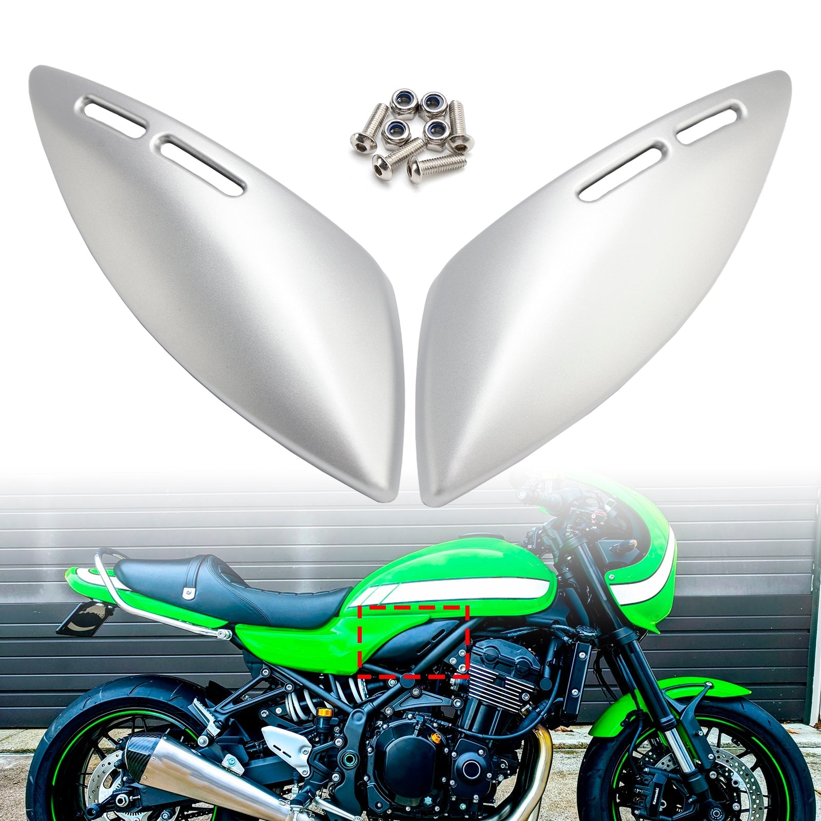 Gas Tank Side Cover Panel Fairing Cowl For Kawasaki Z900RS 2018-2024