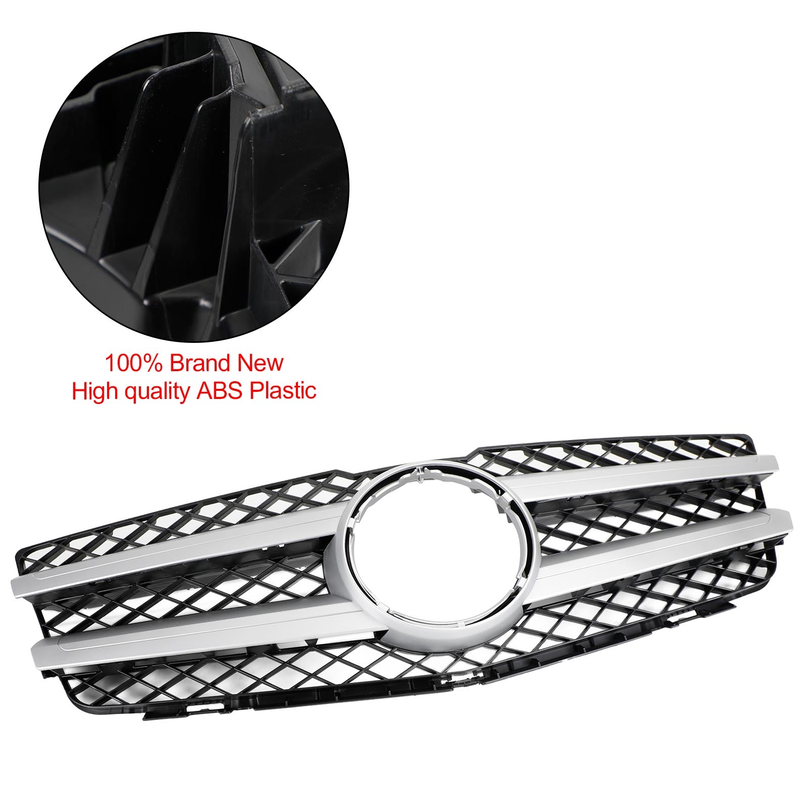 Front Hood Bumper Grill Grille Fit Mercedes Benz GLK X204 GLK350 2008-2012