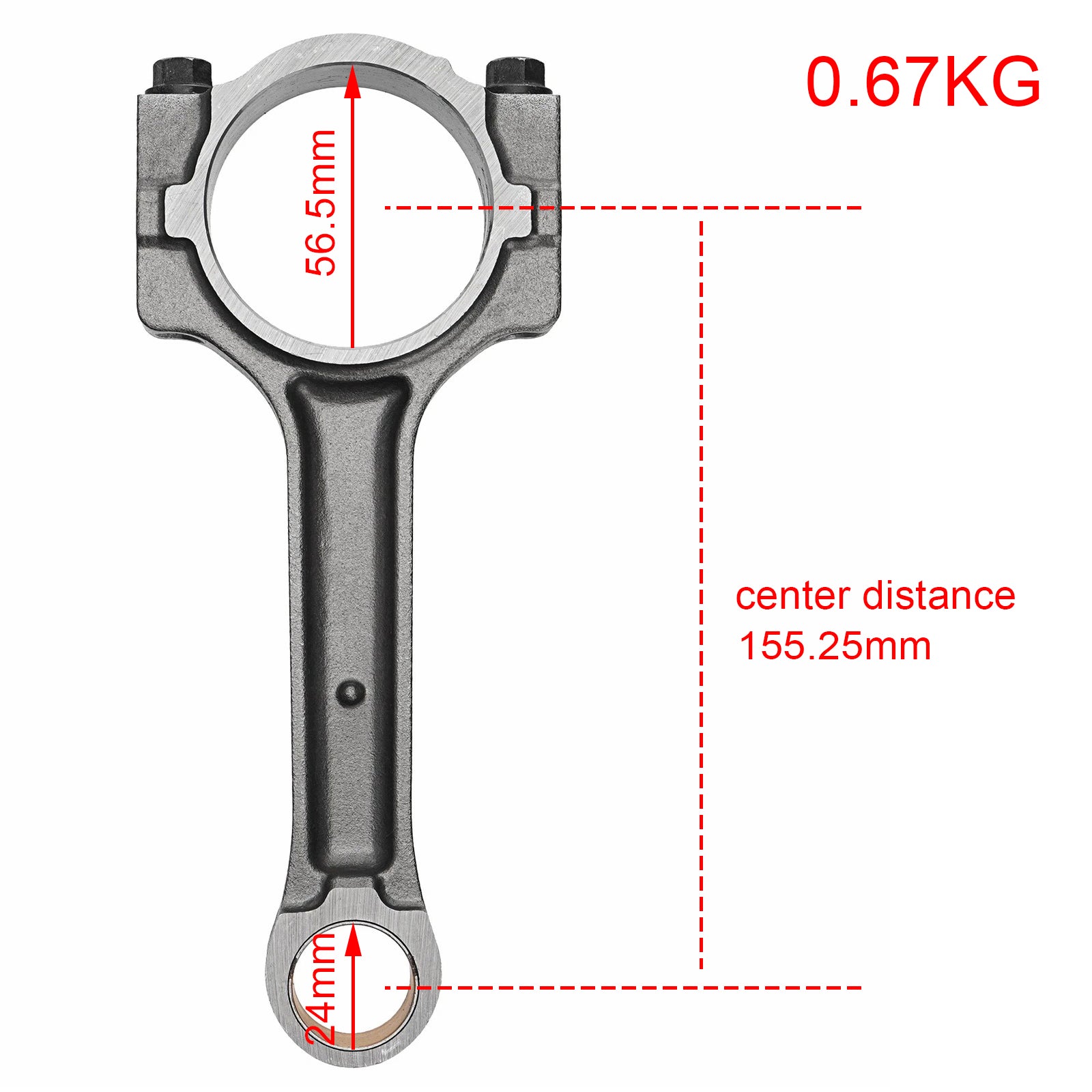 Engine Floating Pin Connecting Rod 12607475 For GM 5.3L 6.0L 6.2L LS2 LS3 Gen IV