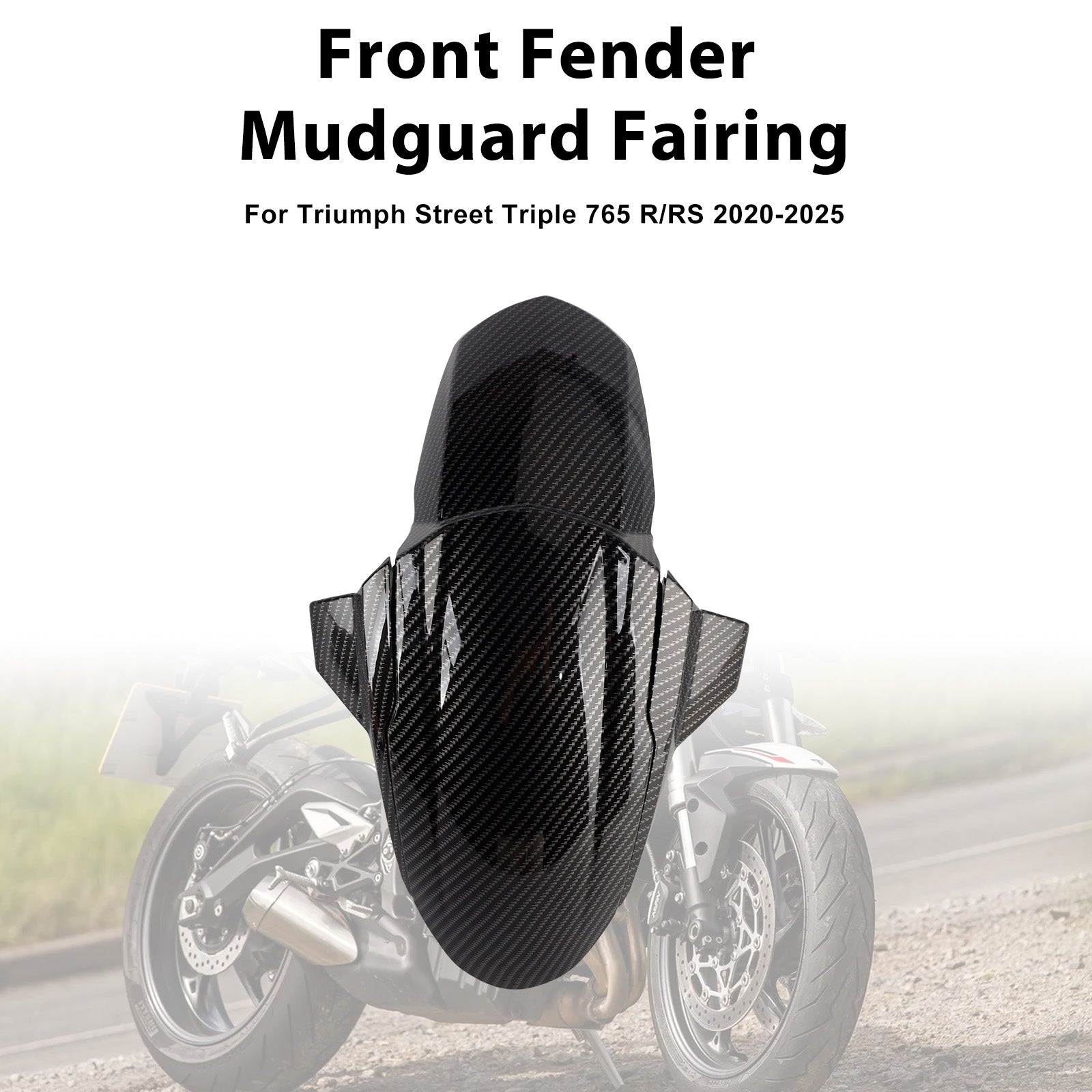 2020-2025 Street Triple 765 R RS Front Fender Mudguard Fairing