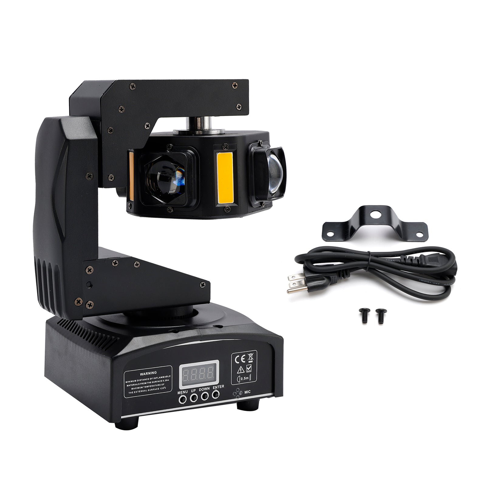 6LED Moving Head Light 3-Axis Beam Stage DMX Spot Disco Party Show Lighting