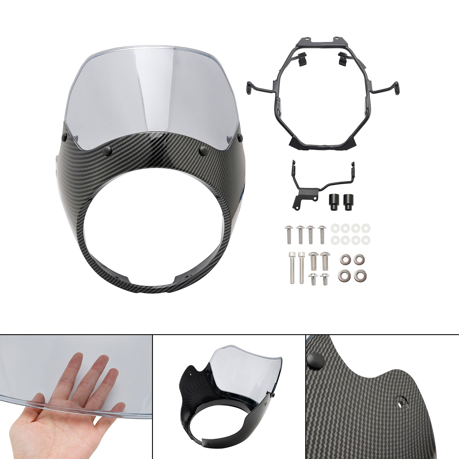 Windshield WindScreen Headlight Fairing Cover fit for HONDA GB350 GB350S 2023-2024