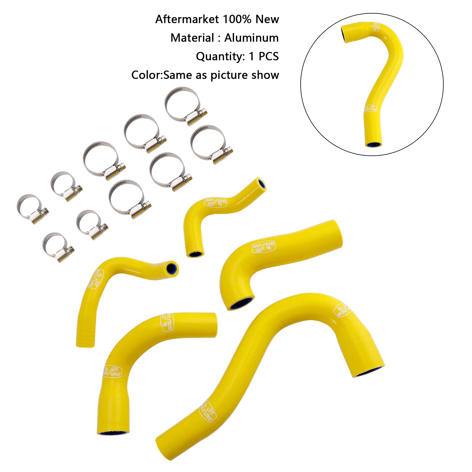 Silicone Radiator coolant Hose For Yamaha MT-09 XSR900 Tracer 9/GT all years