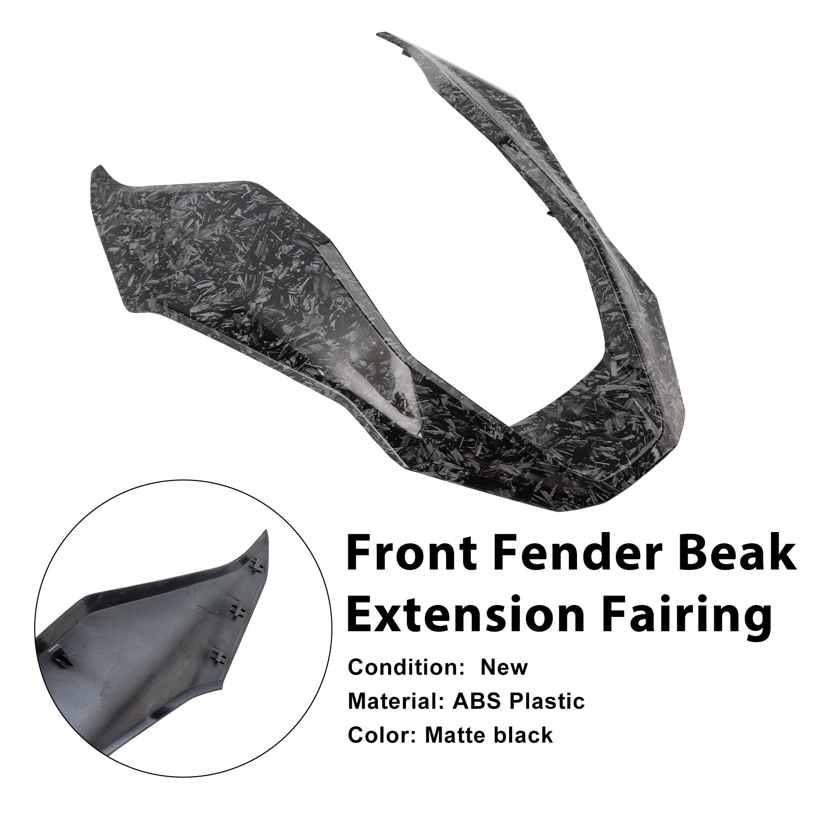 2024-2025 BMW R1300GS Front Fender Beak Extension Fairing