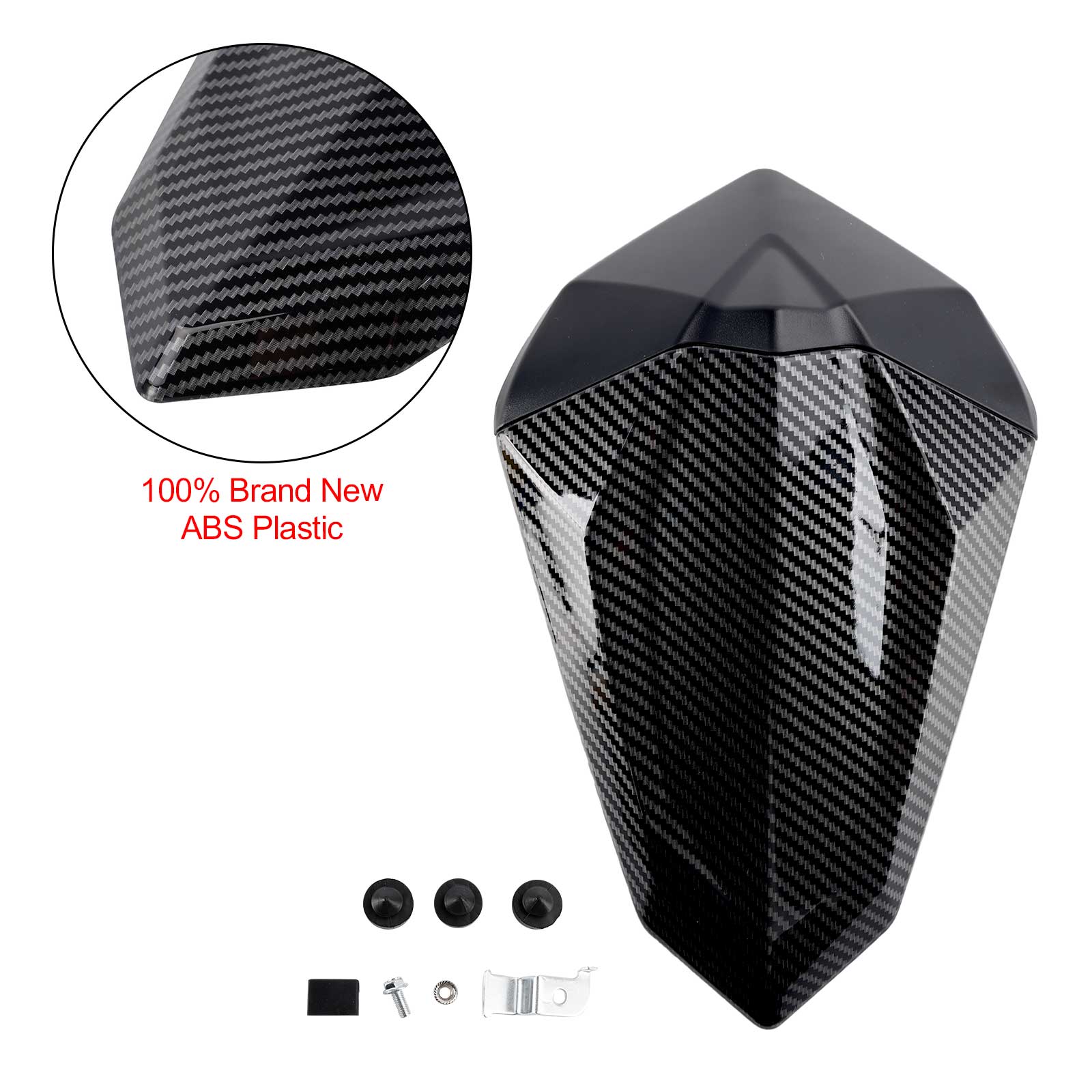 Tail Rear Seat Fairing Cowl for Kawasaki Ninja 500 EX500R Z500 24-25 Carbon