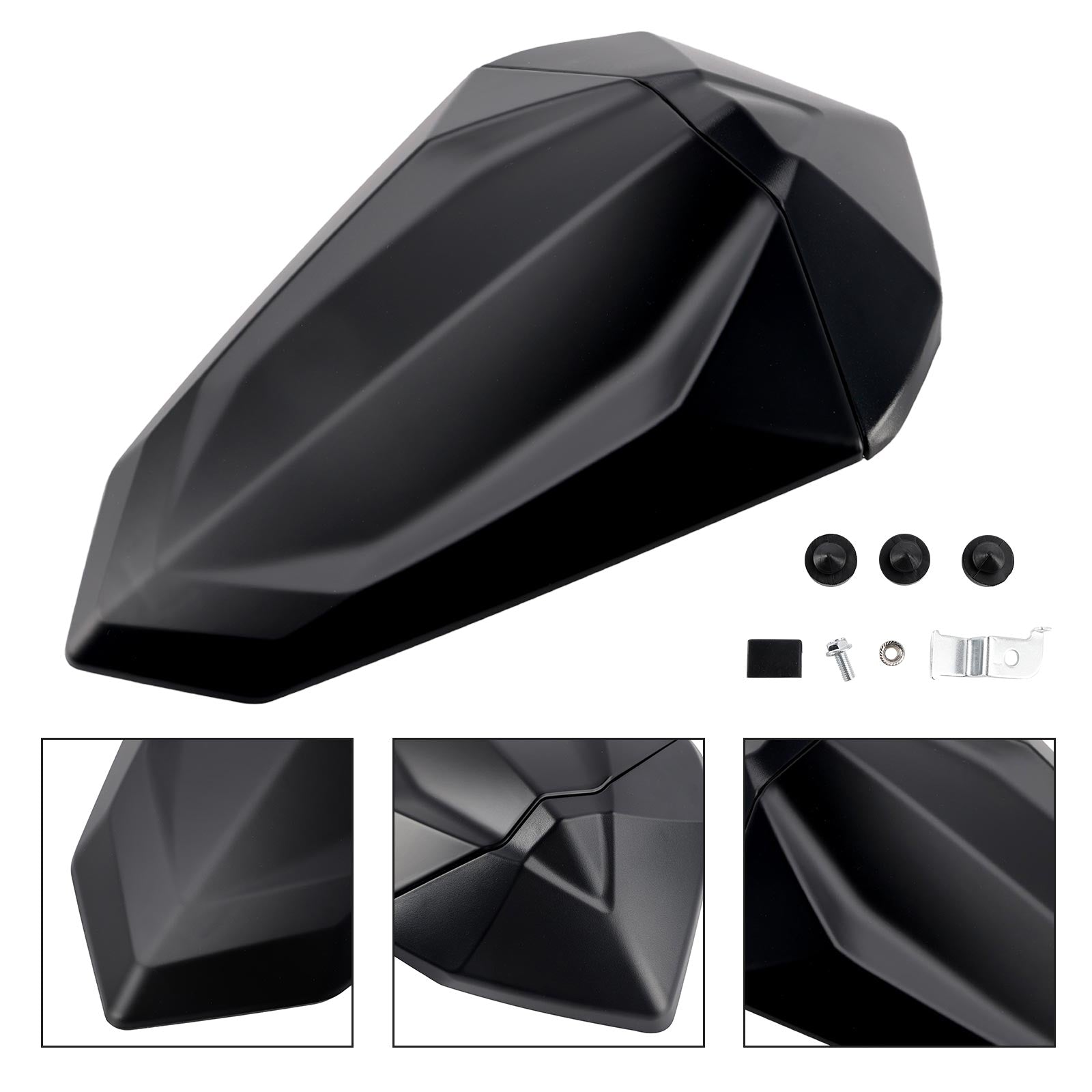 Tail Rear Seat Fairing Cowl for Kawasaki Ninja 500 EX500R Z500 24-25 Matt Black
