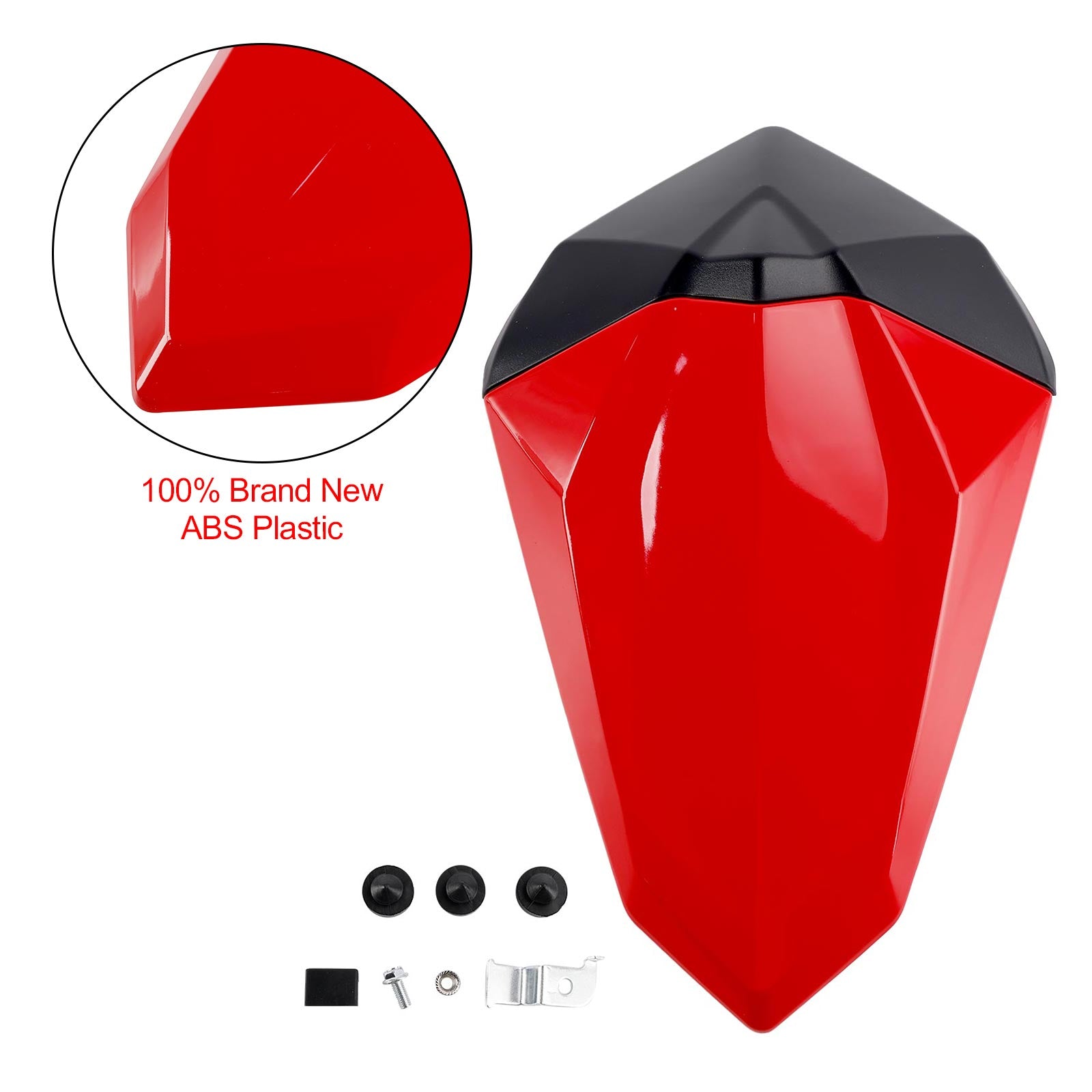 Tail Rear Seat Fairing Cowl for Kawasaki Ninja 500 EX500R Z500 24-25 Red