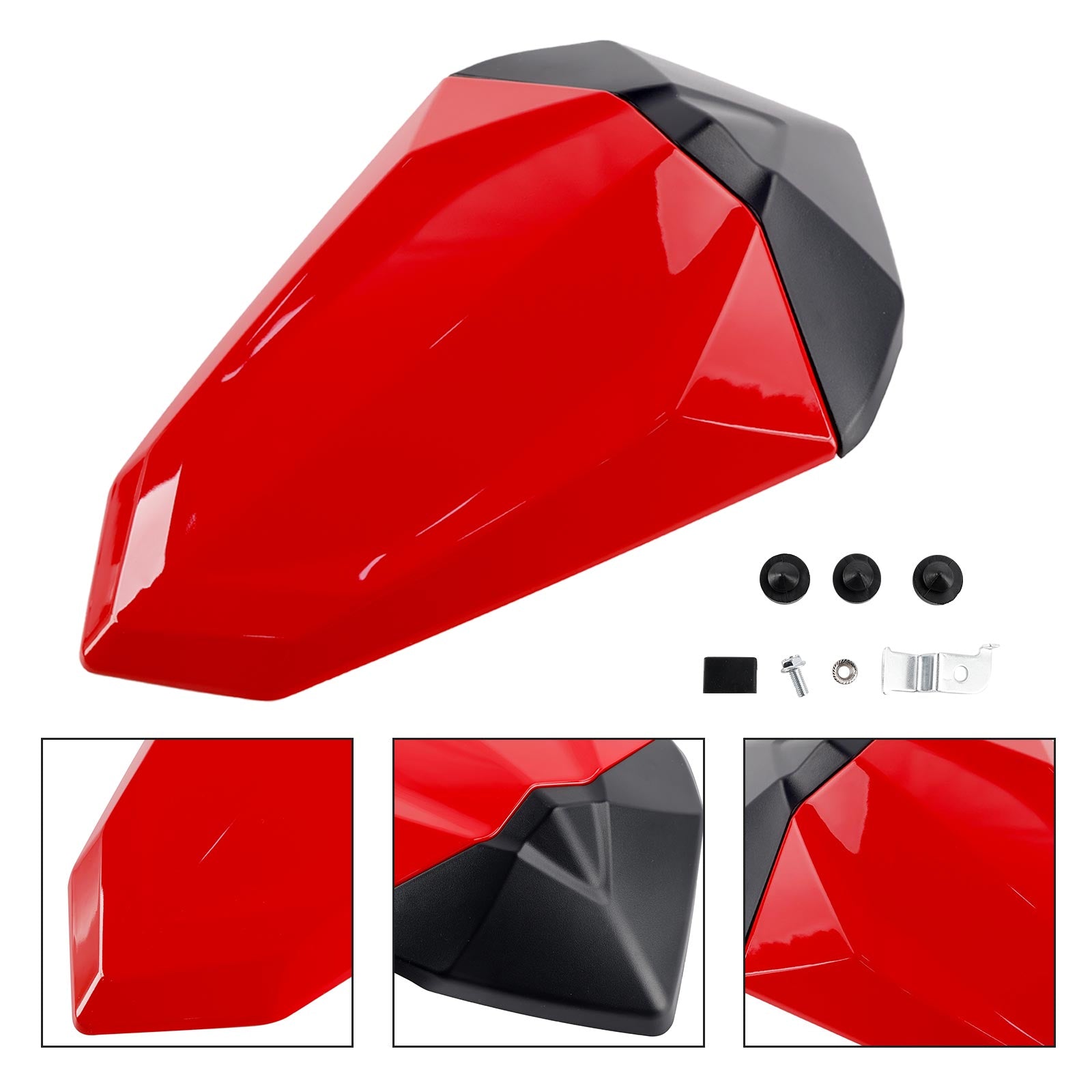 Tail Rear Seat Fairing Cowl for Kawasaki Ninja 500 EX500R Z500 24-25 Red