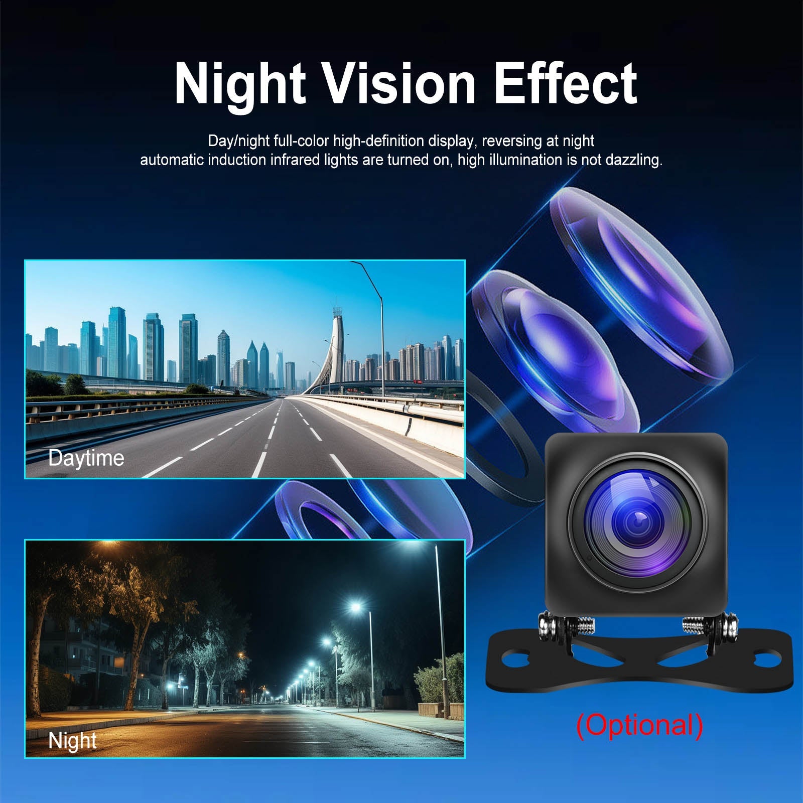 8-inch Full Touch Screen Apple CarPlay Android Auto Switching Display AHD Camera