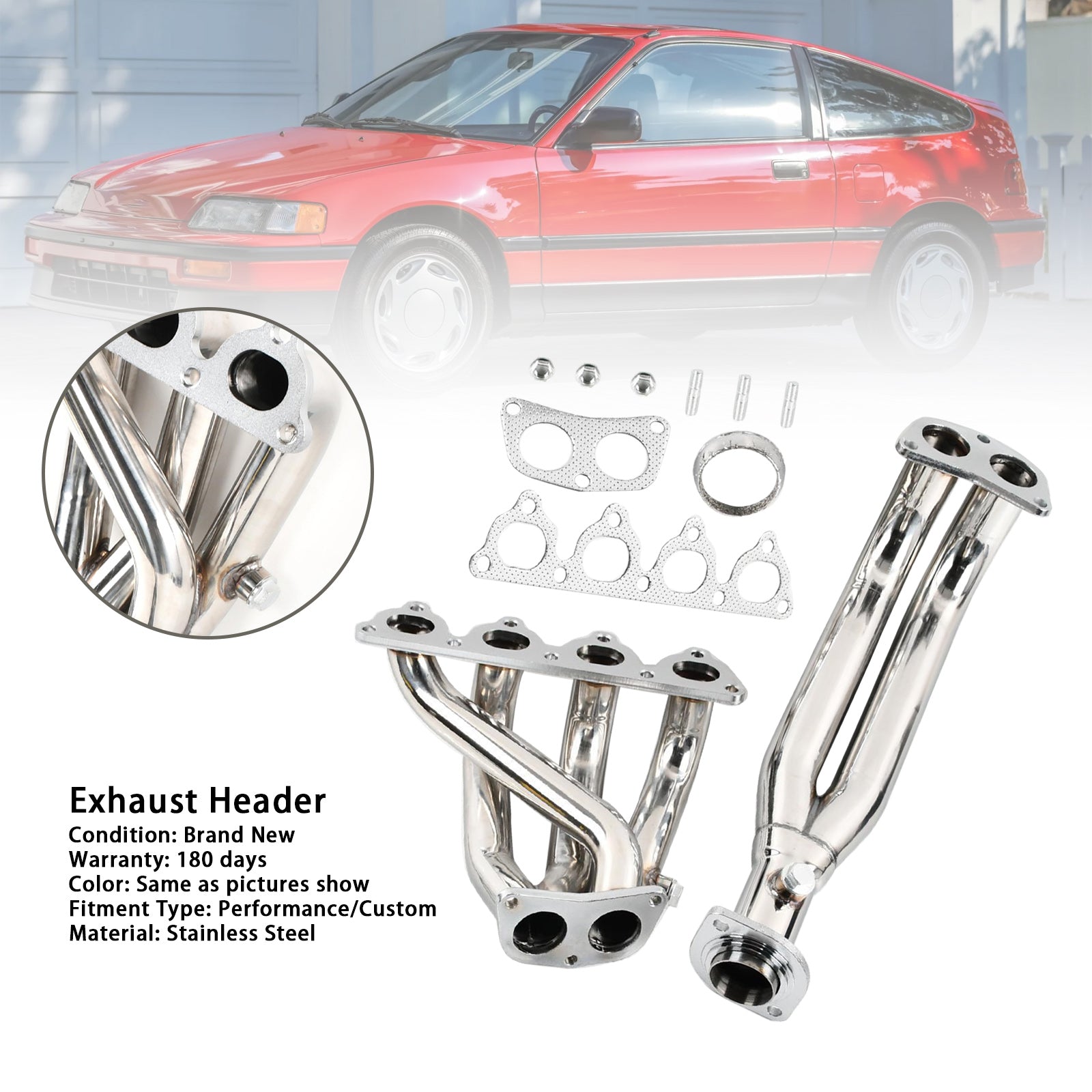 Exhaust Manifold Headers Fit Honda Civic D-series EJ/EG/EH/EK D15 1988-2000