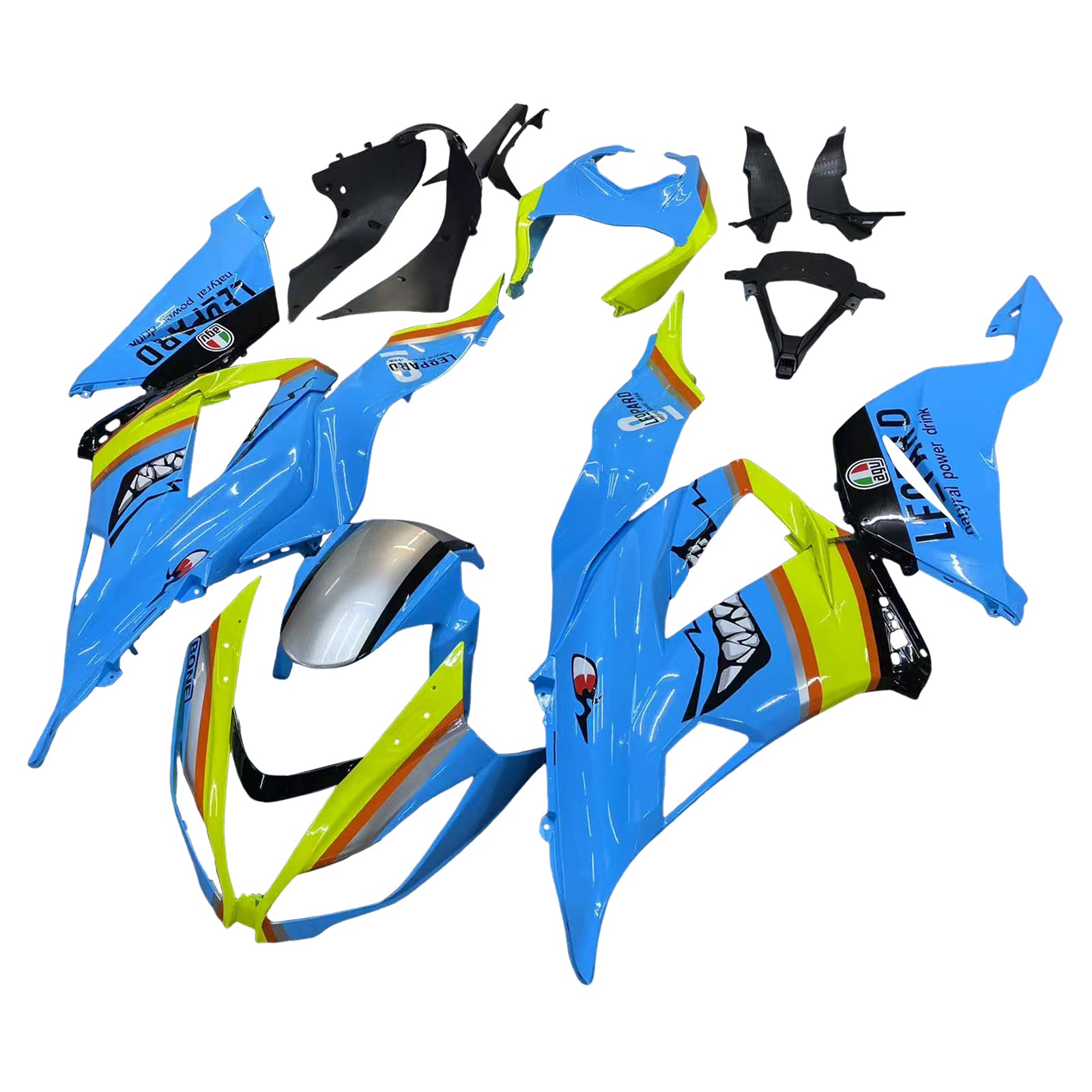 Kawasaki ZX6R 636 2013-2018 Fairing Kit Bodywork Plastic ABS