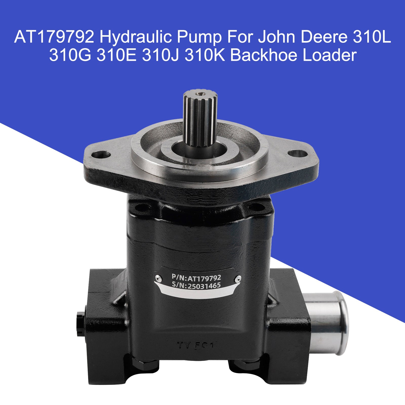 AT179792 Hydraulic Pump Fits For John Deere 310L 310G 310E 310J Backhoe Loader