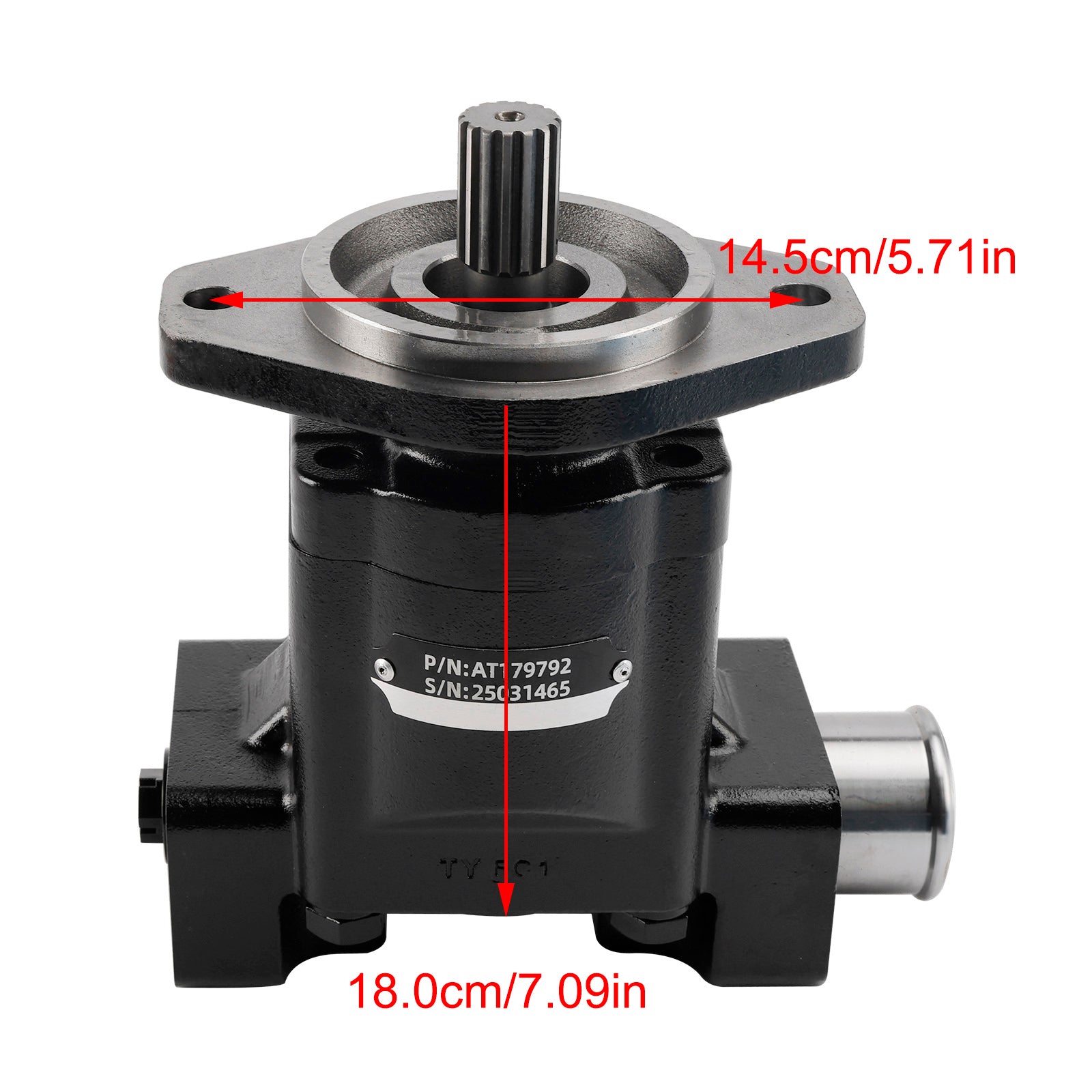 AT179792 Hydraulic Pump Fits For John Deere 310L 310G 310E 310J Backhoe Loader
