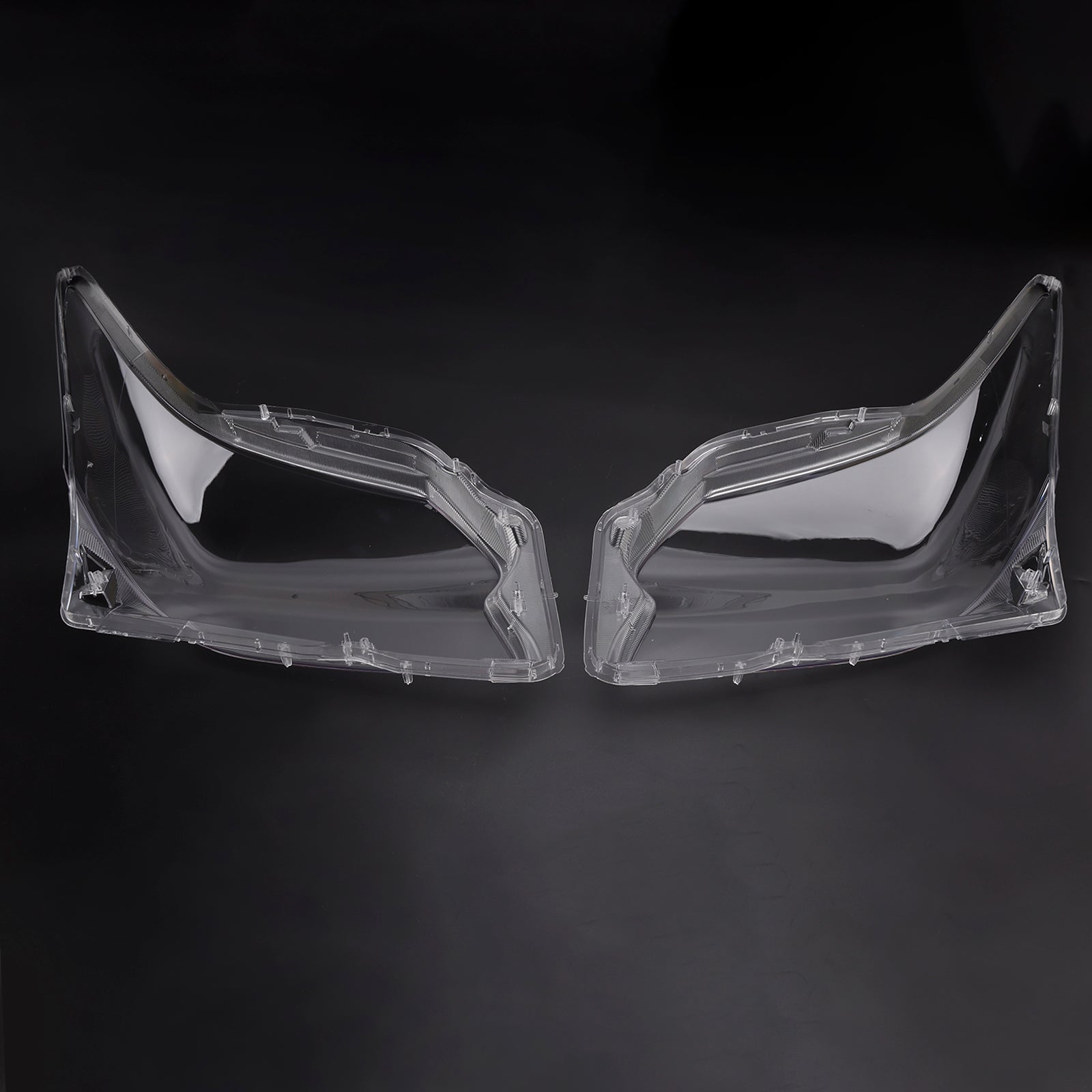 2Pcs Front Headlight Lens Shell+Seal Glue For Lexus GX460 2020-2023 US