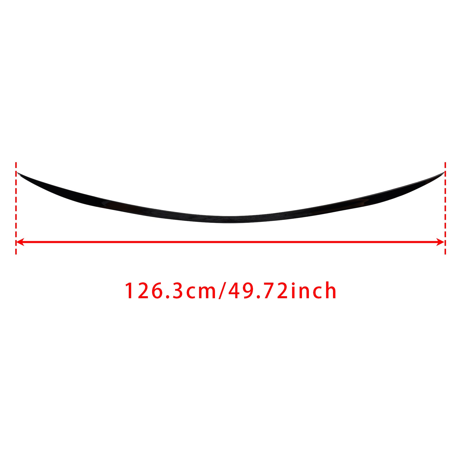Gloss Black Rear Spoiler For Mercedes-Benz C-Class W205 2014-2121 C63 Style