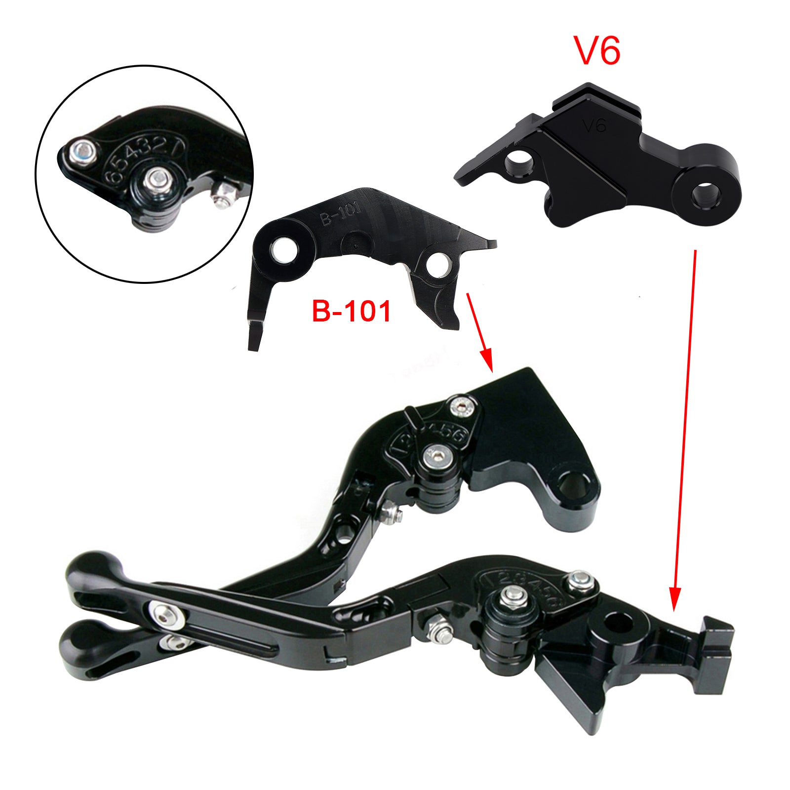 Adjustable Clutch Brake Lever fit for YAMAHA XSR900 XSR900GP MT-09 MT-09SP 24-25