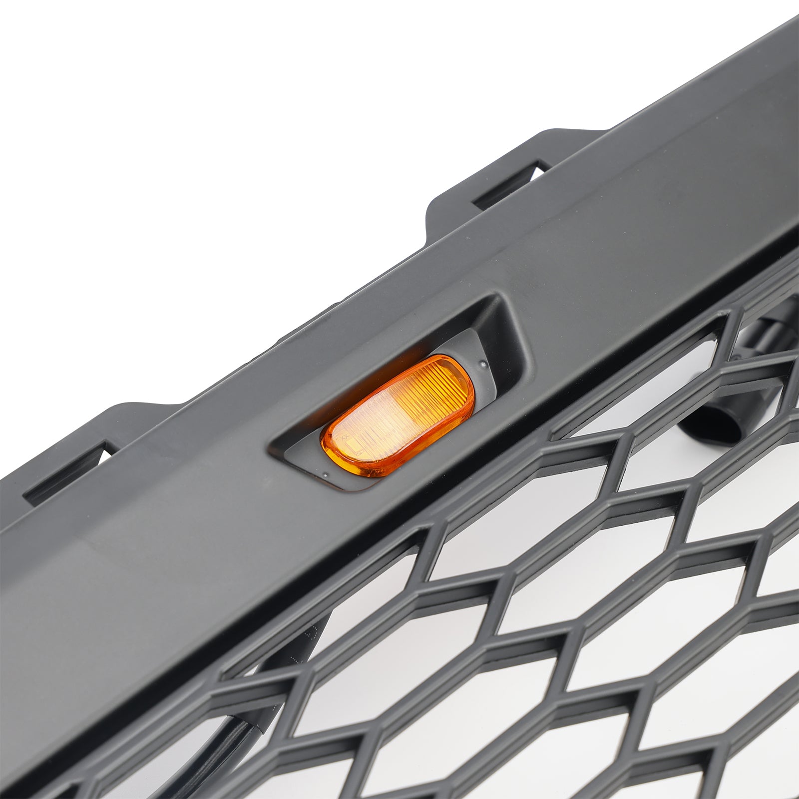 Matte Black Front Honeycomb Bumper Grille Grill Fit Ford F150 1999-2003 W/ Led