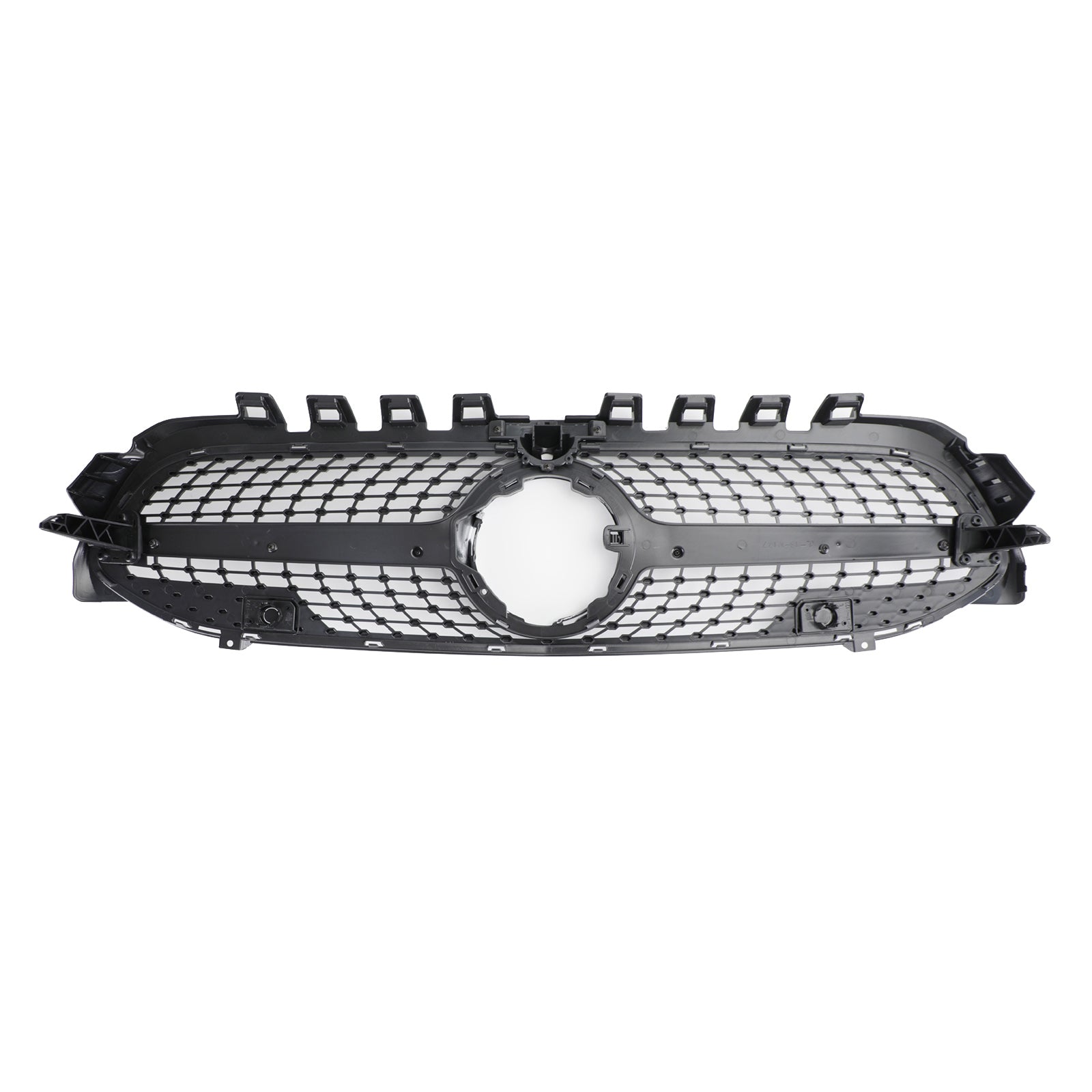 Benz A-Class W177 2019-2023 Diamond Front Bumper Grille Black/Chrome
