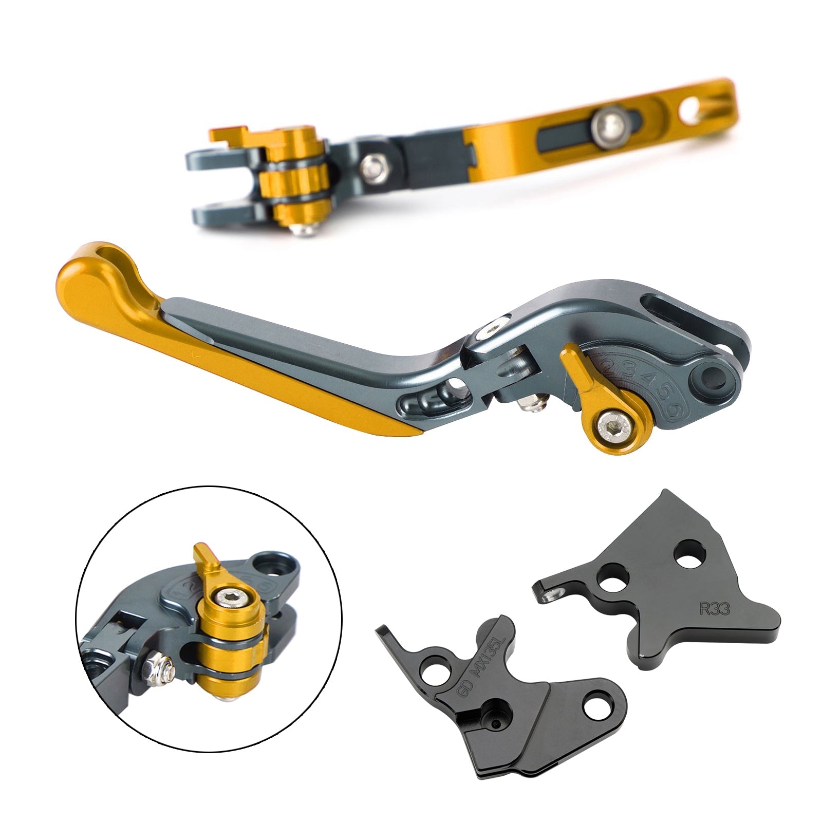 Adjustable Clutch Brake Lever fit for YAMAHA YBR125 2005-2014