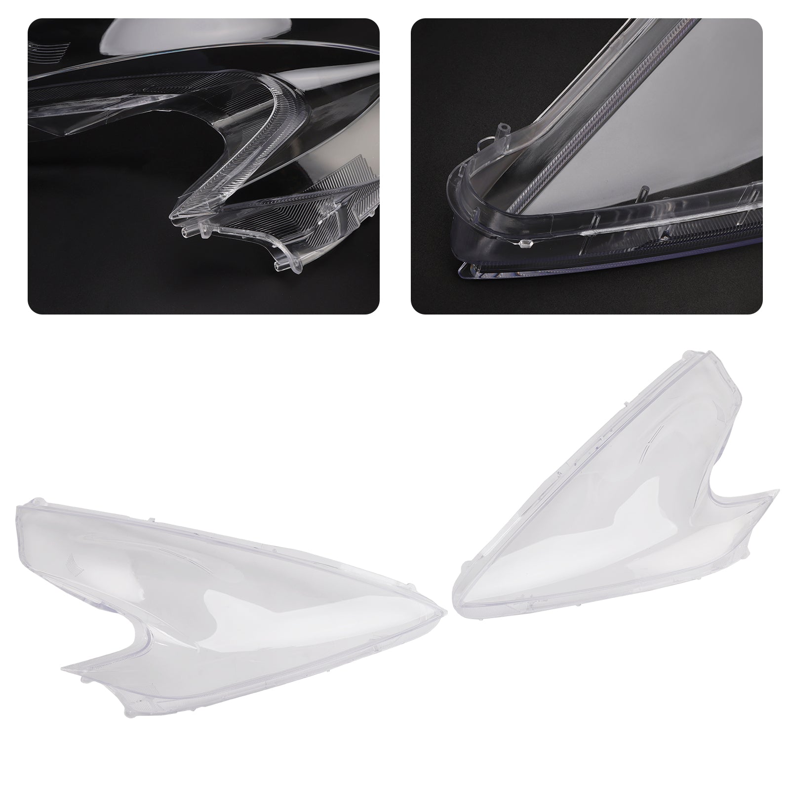 2Pcs Front Headlight Lens Cover For Nissan 370Z 2009-2021 Replace US