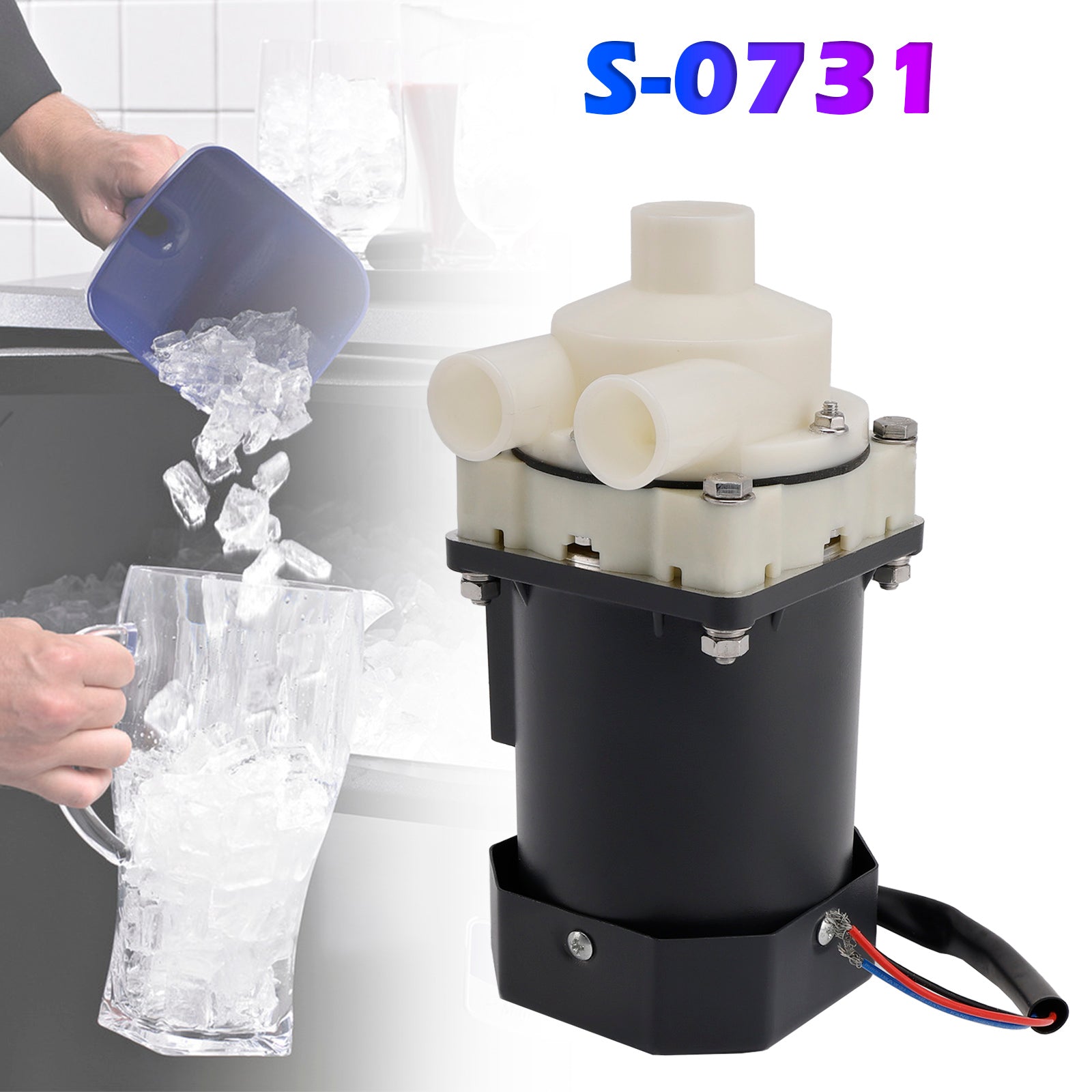 Ice Maker Machine Motor Replacement for Hoshizaki S-0731 Water Pump Motor